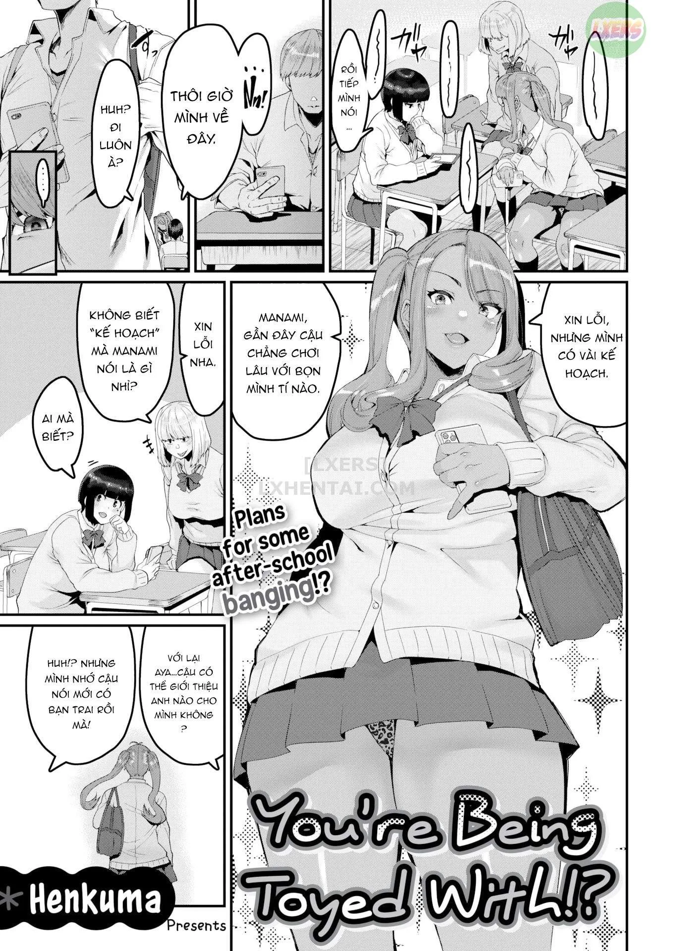 HentaiVN.net - Ảnh 2 - Câu đang bị trêu đùa à!? - Chap 1