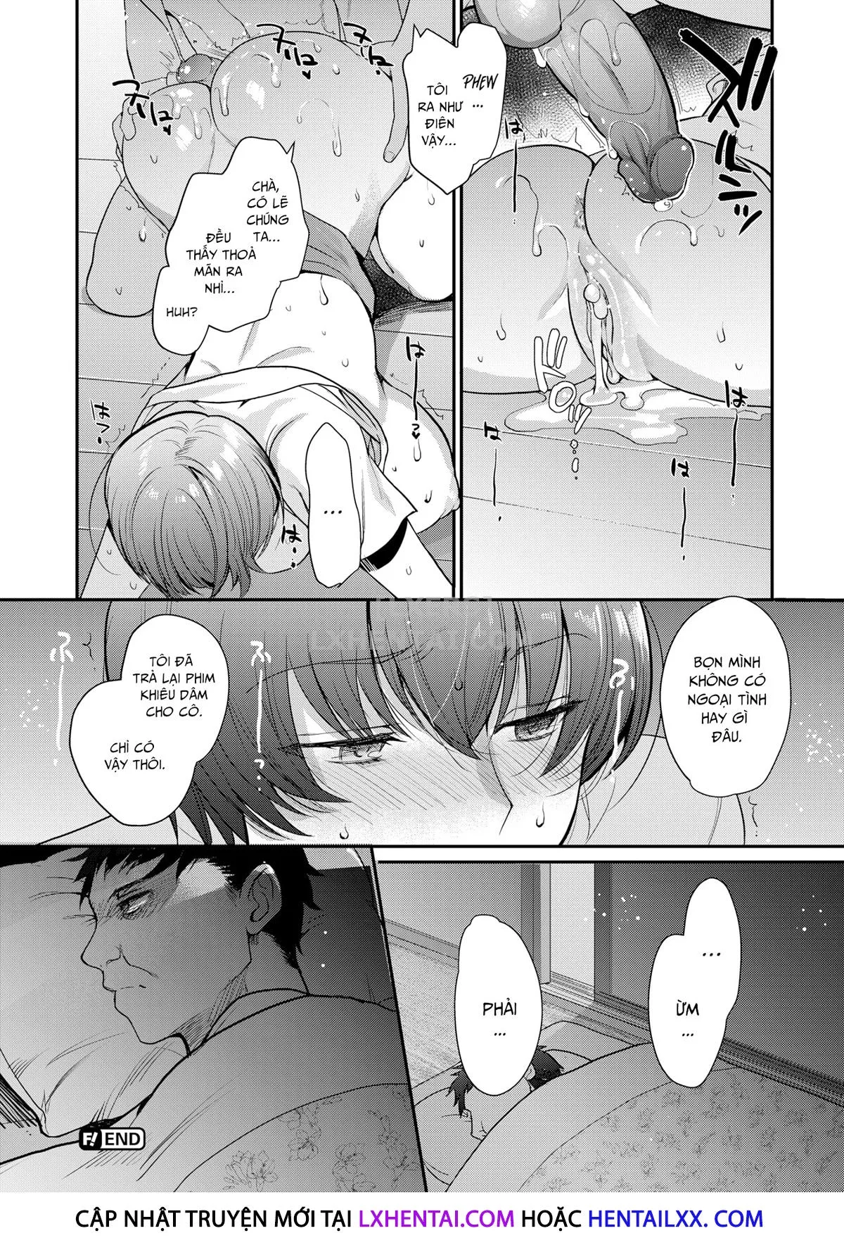 HentaiVN.net - Ảnh 22 - Housewife Day Break [Comic Shitsurakuten 2021-06] - Chap 1