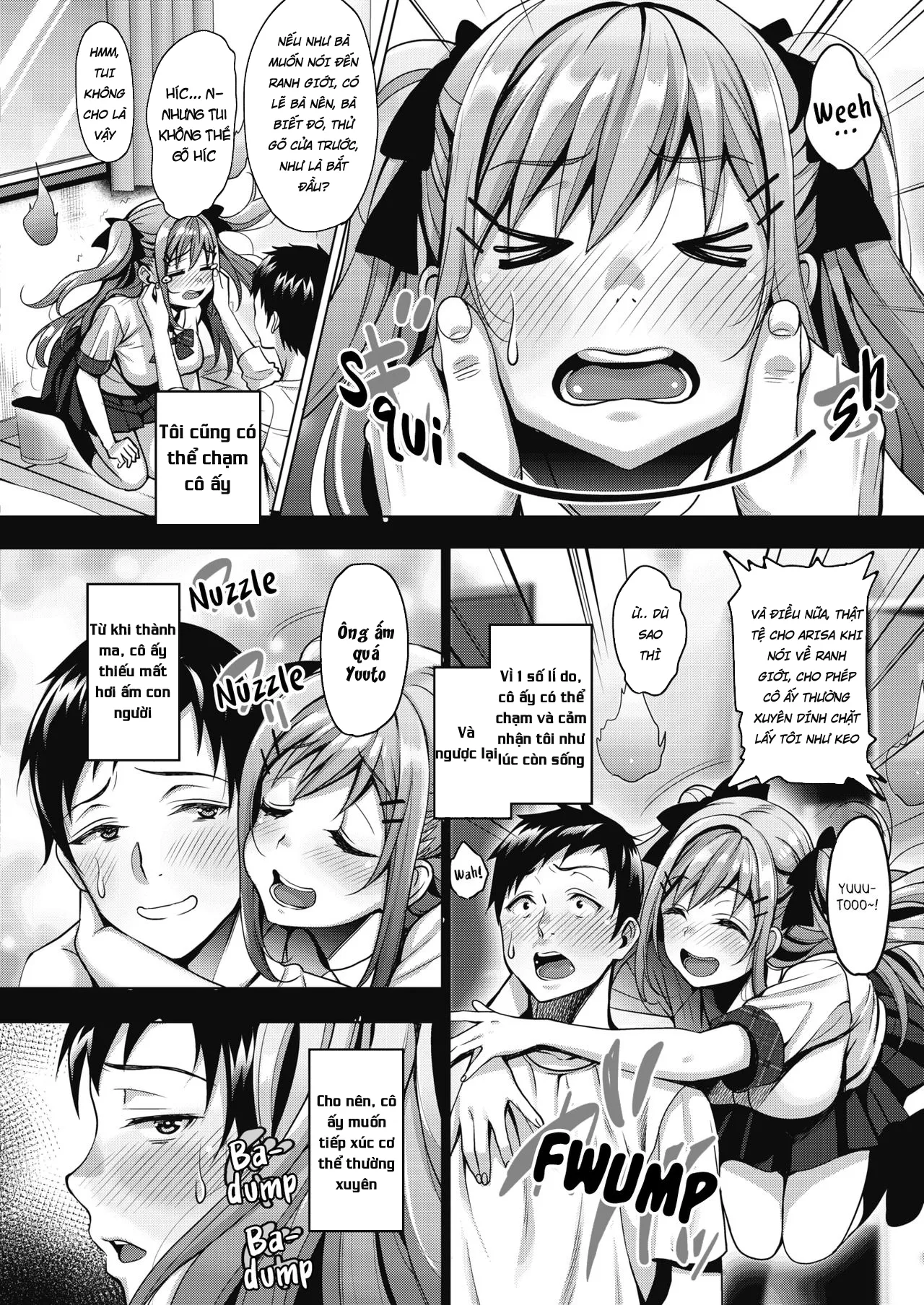 HentaiVN.net - Ảnh 4 - Địt em ma láu cá [Uchi no Kawaii Doukyonin-san] - Chap 1
