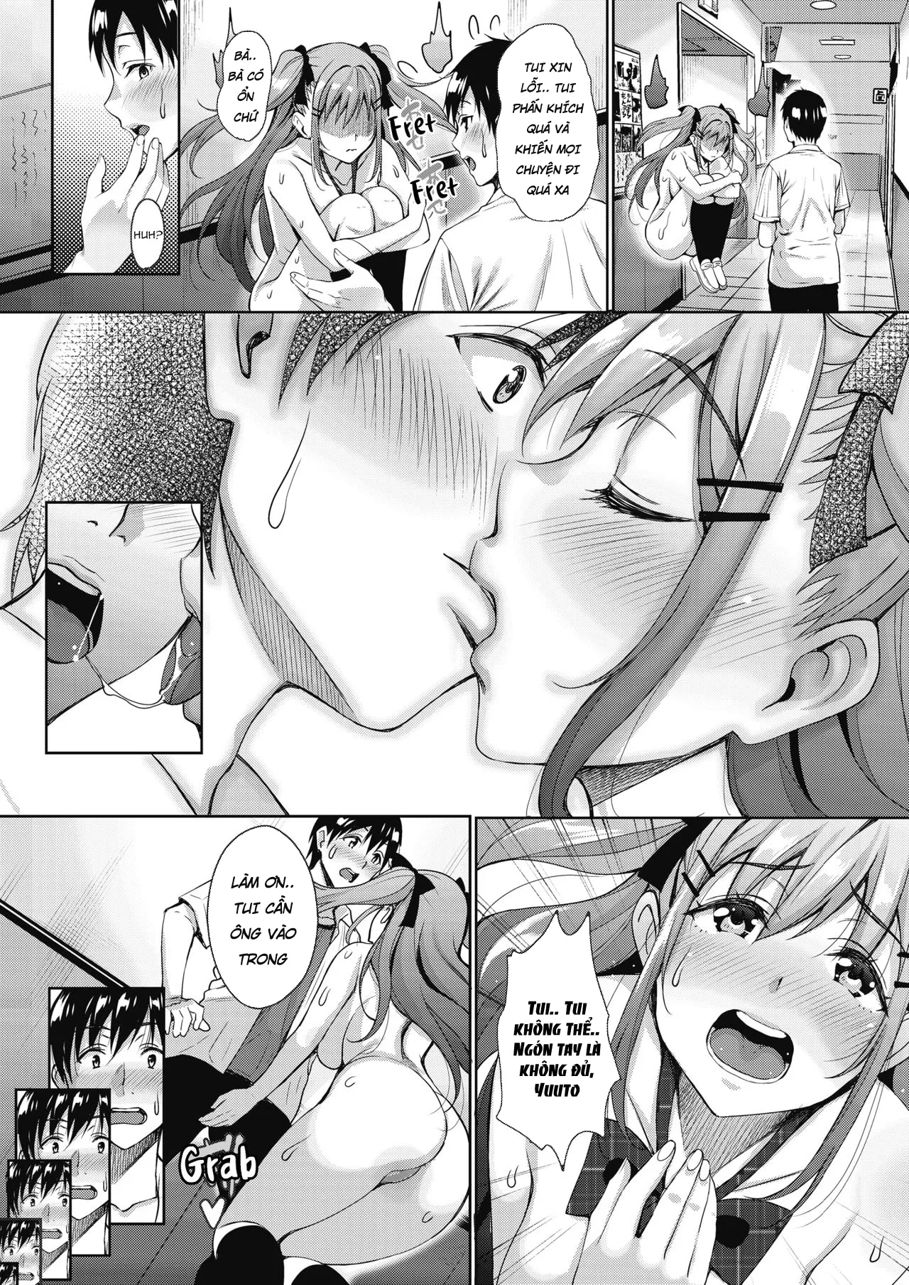 HentaiVN.net - Ảnh 15 - Địt em ma láu cá [Uchi no Kawaii Doukyonin-san] - Chap 2