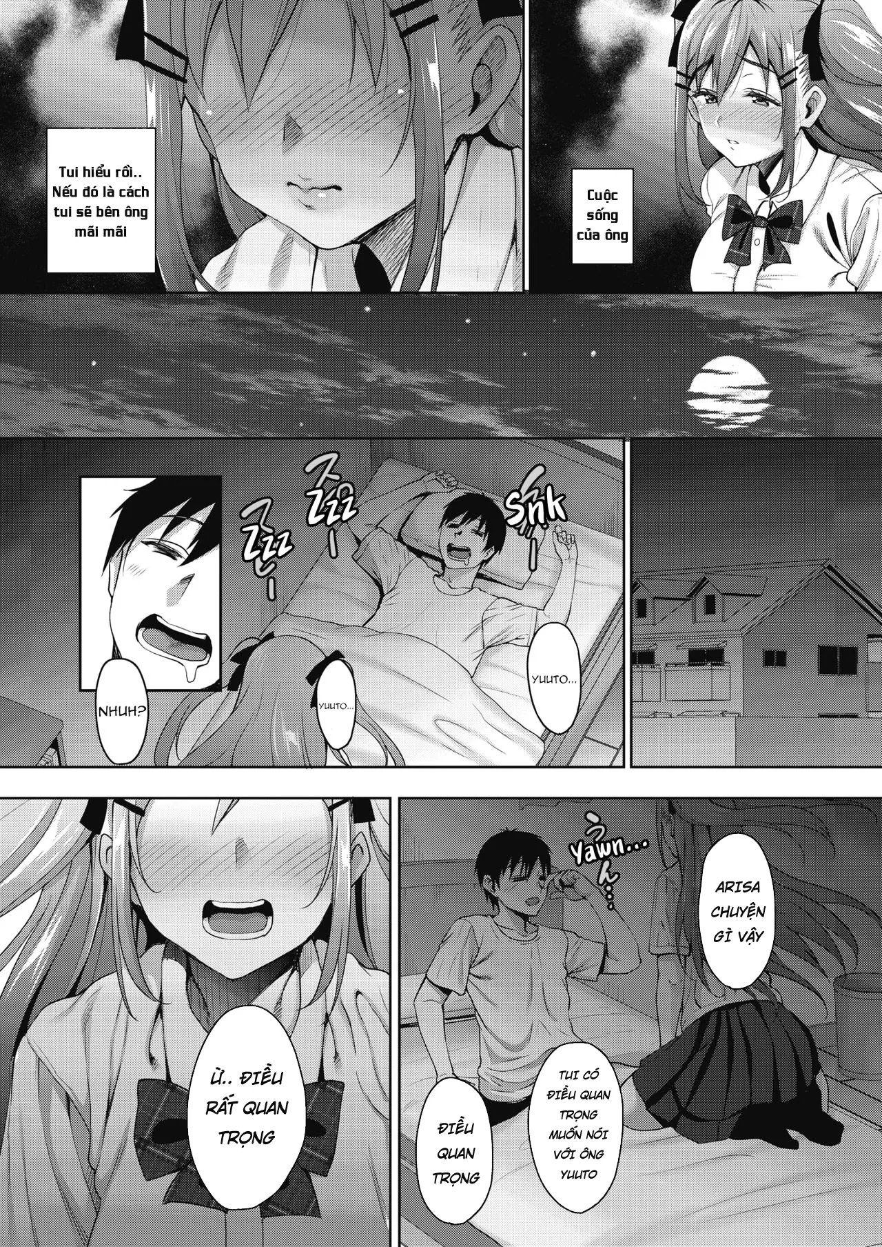 HentaiVN.net - Ảnh 7 - Địt em ma láu cá [Uchi no Kawaii Doukyonin-san] - Chap 3