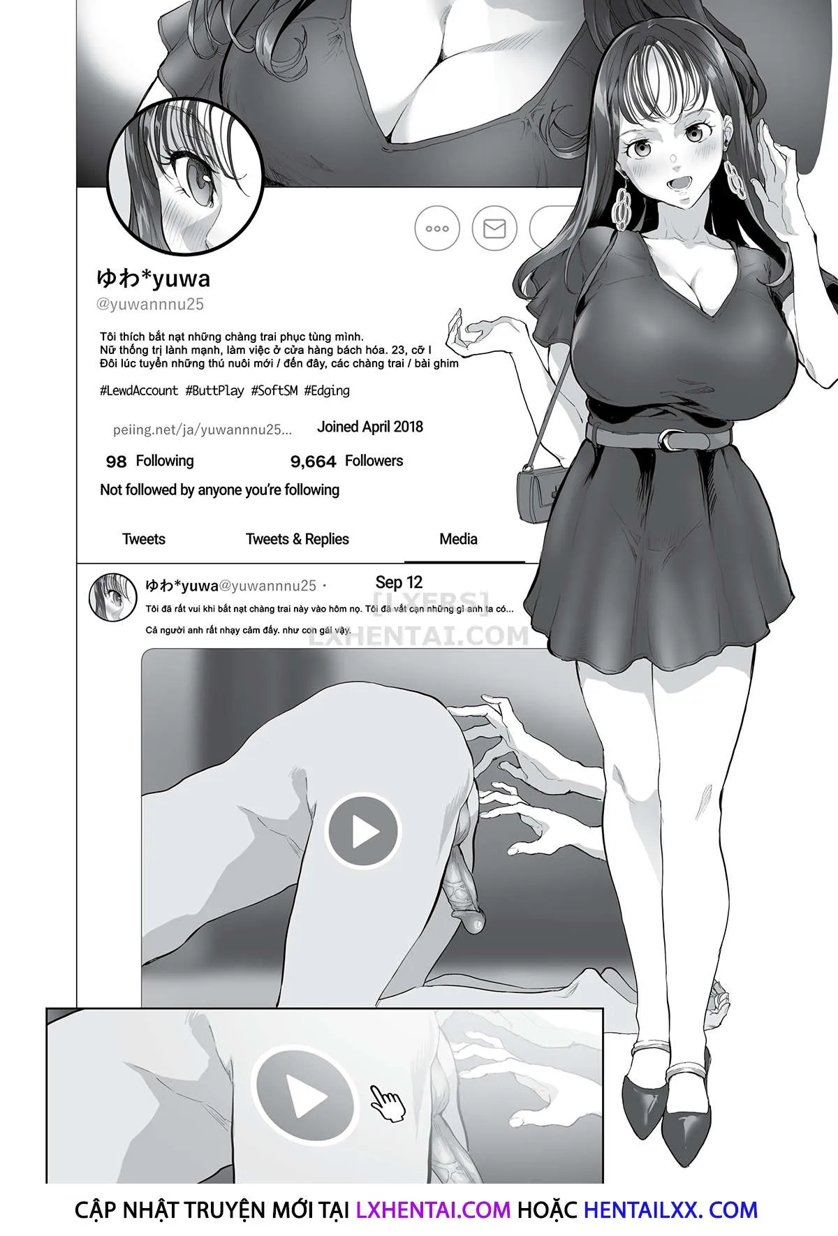 HentaiVN.net - Ảnh 14 - MilkedDryByAnEThot - Chap 1