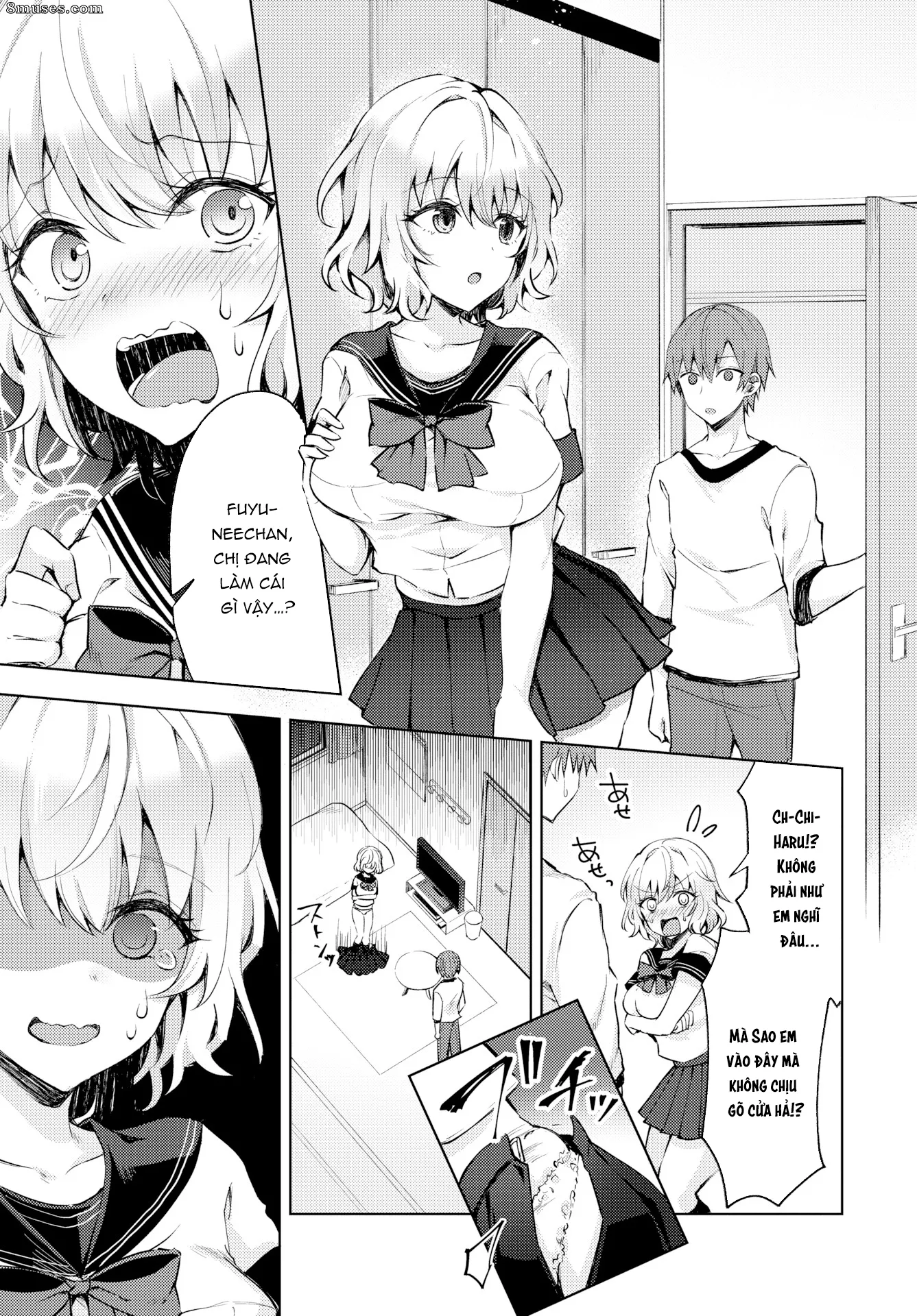 HentaiVN.net - Ảnh 4 - Chị gái tôi muốn quay lại tuổi còn xuân [Onee-Chan Datte Seishun Shitai!; Your Big Sister Wants to Feel Young Again] - Chap 1