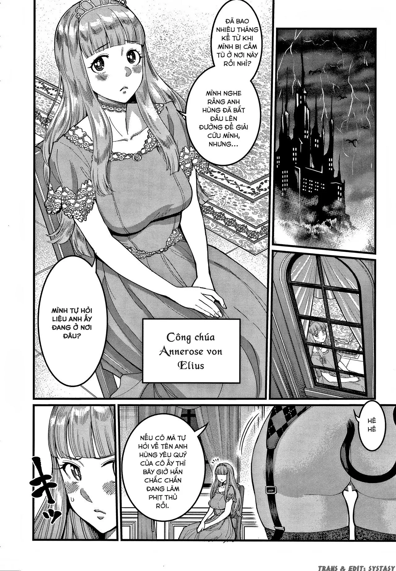 HentaiVN.net - Ảnh 3 - Princess and Dark Lord OneShota Sex [ChinTrai Quest III ~Hime to Maou no OneShota Sex~ ; Dick Training Quest III] - Chap 1