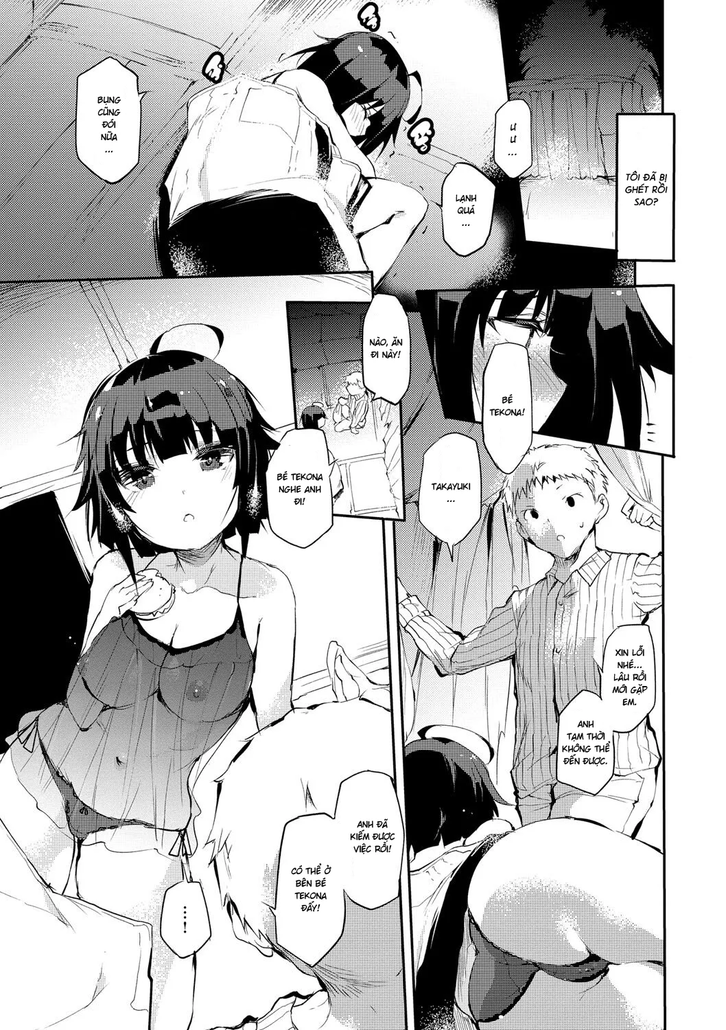 HentaiVN.net - Ảnh 11 - Cô bé vô gia cư [ホームレスの オンナコ] - Chap 1