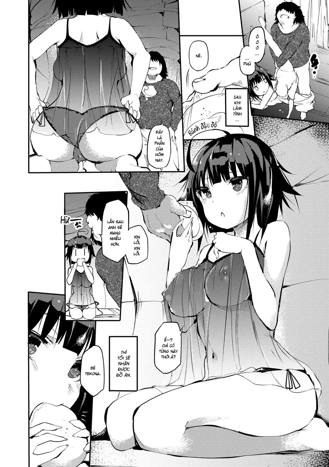 HentaiVN.net - Ảnh 4 - Cô bé vô gia cư [ホームレスの オンナコ] - Chap 1