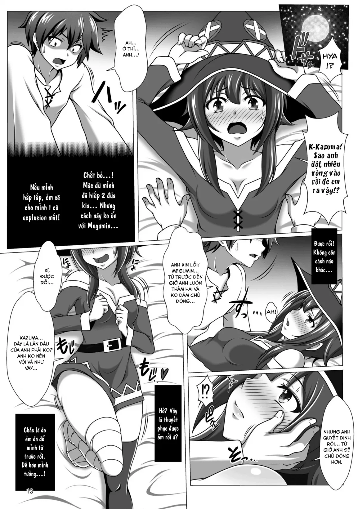 HentaiVN.net - Ảnh 12 - Kế hoạch lập dàn Harem của Kazuma! (Kono Subarashii Sekai ni Syukufuku o!) [Kono Koukando nara Sorosoro Harem Ikerun ja ne? | This Feels So Good Maybe We Should Start A Harem? ~RST 05~ (Kono Subarashii Sekai ni Syukufuku o!)] - Chap 1