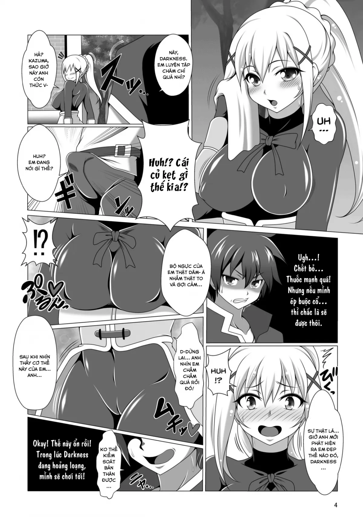 HentaiVN.net - Ảnh 3 - Kế hoạch lập dàn Harem của Kazuma! (Kono Subarashii Sekai ni Syukufuku o!) [Kono Koukando nara Sorosoro Harem Ikerun ja ne? | This Feels So Good Maybe We Should Start A Harem? ~RST 05~ (Kono Subarashii Sekai ni Syukufuku o!)] - Chap 1
