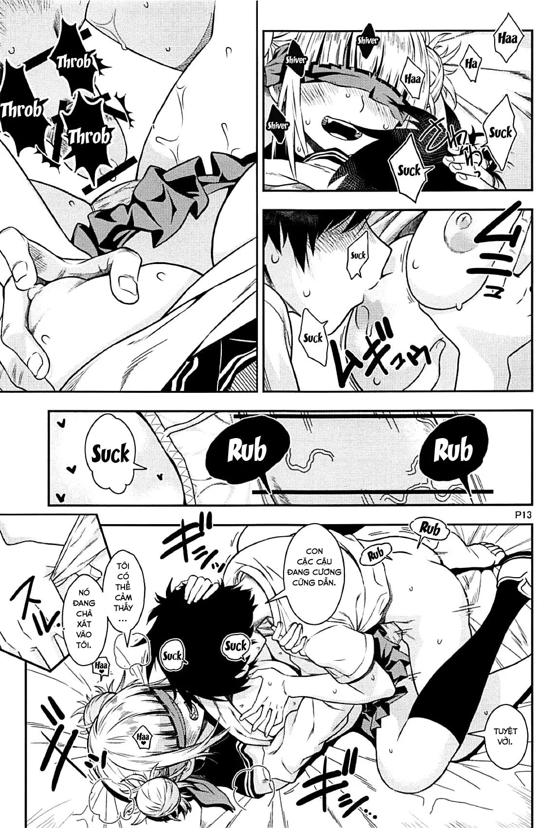 HentaiVN.net - Ảnh 12 - Motto WARU I KO (Boku no Hero Academia) [Motto WARU I KO] - Chap 1