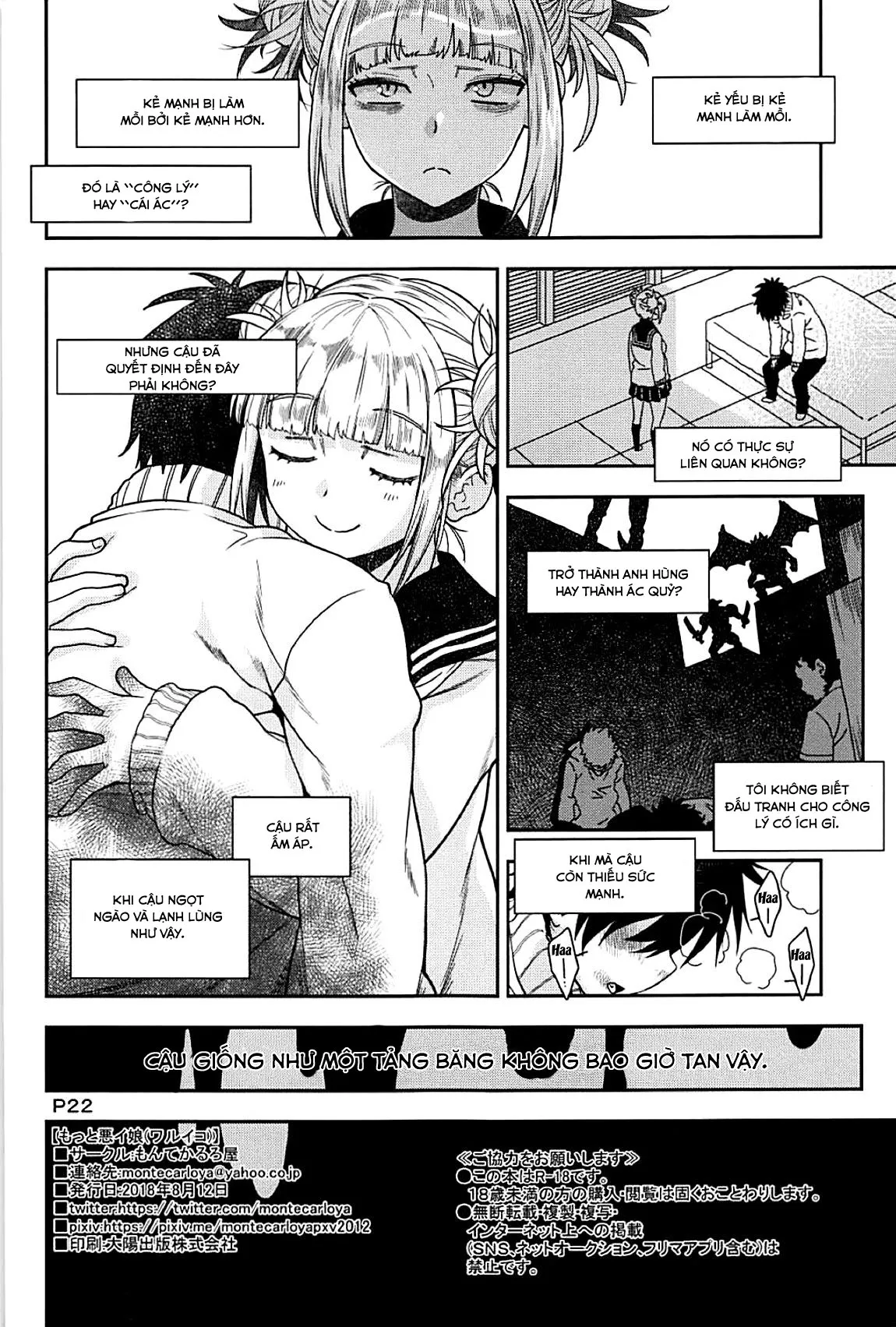 HentaiVN.net - Ảnh 21 - Motto WARU I KO (Boku no Hero Academia) [Motto WARU I KO] - Chap 1