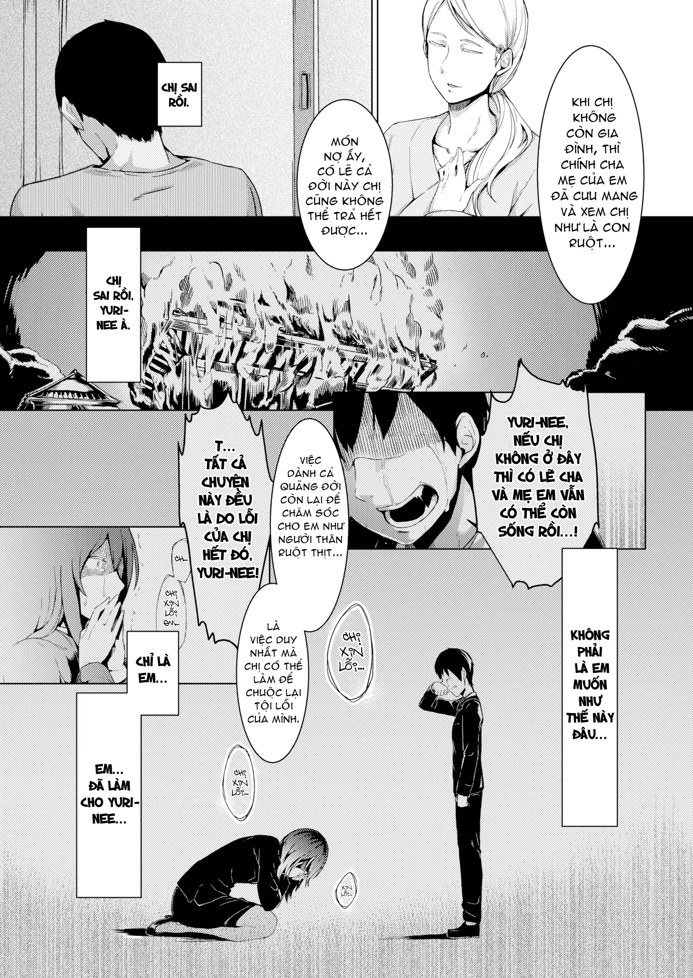 HentaiVN.net - Ảnh 9 - Hollow White Lily - Chap 1