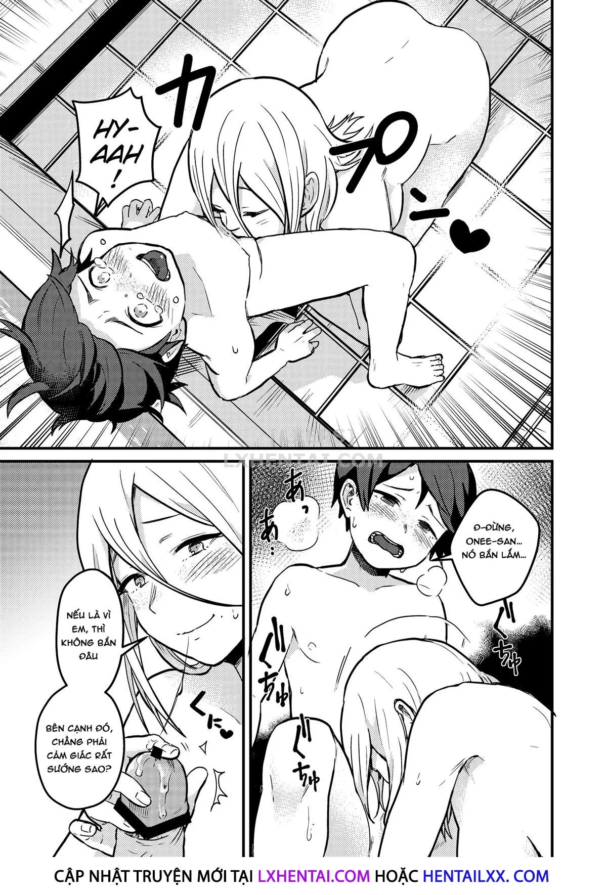 HentaiVN.net - Ảnh 17 - The beautiful Itome Onee-chan from next door was always lewdly trying to get to me [Tonari no Kirei na Itome Onee-chan wa Hontou wa Dosukebe de Itsumo Boku no Koto o Neratte ita] - Chap 1