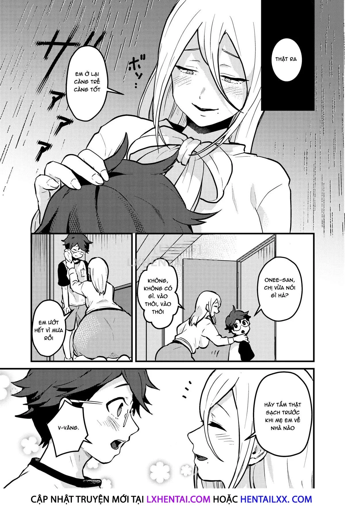 HentaiVN.net - Ảnh 9 - The beautiful Itome Onee-chan from next door was always lewdly trying to get to me [Tonari no Kirei na Itome Onee-chan wa Hontou wa Dosukebe de Itsumo Boku no Koto o Neratte ita] - Chap 1