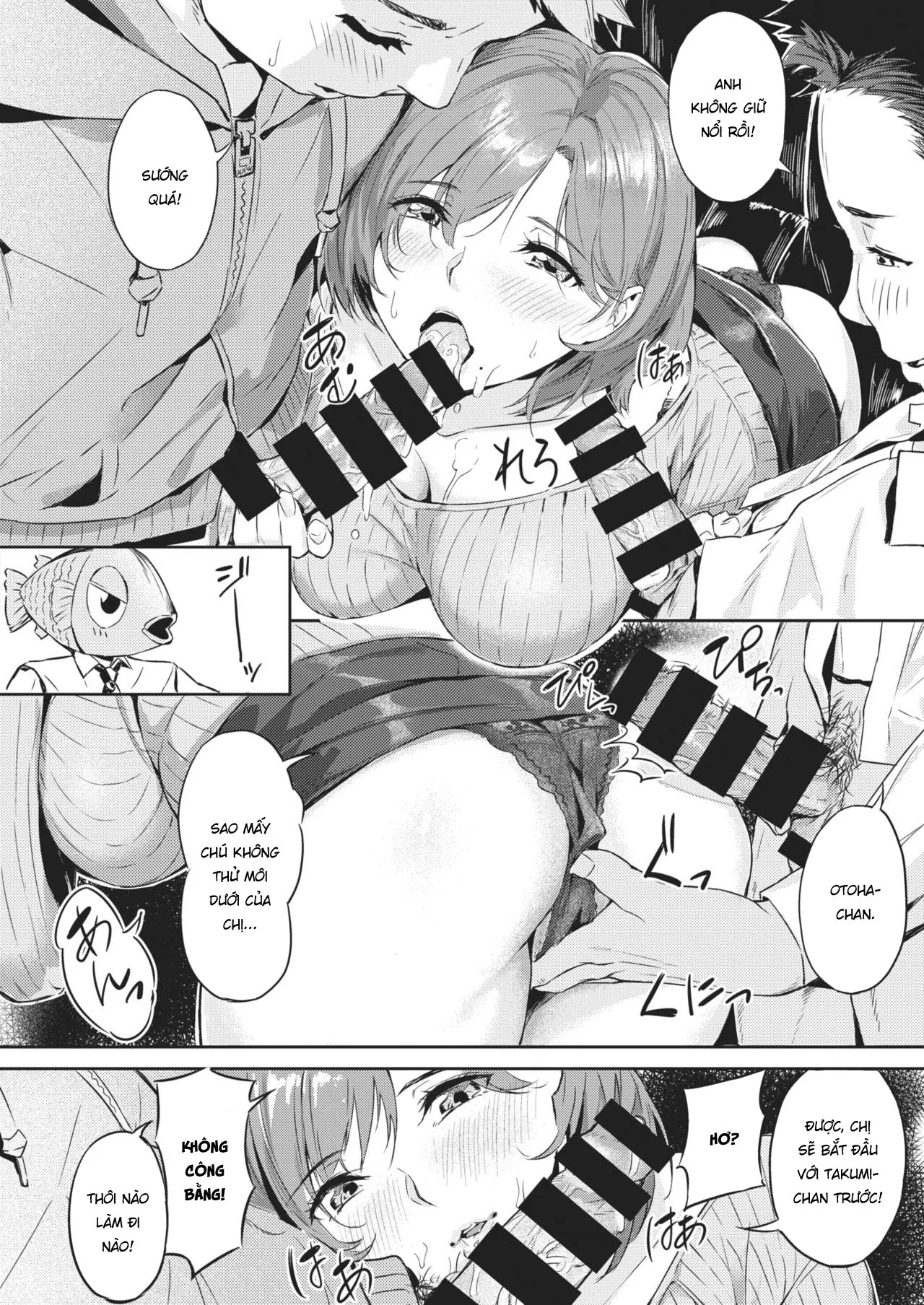 HentaiVN.net - Ảnh 12 - Vợ sếp để em lo [Netorase; ネトラセ] - Chap 1