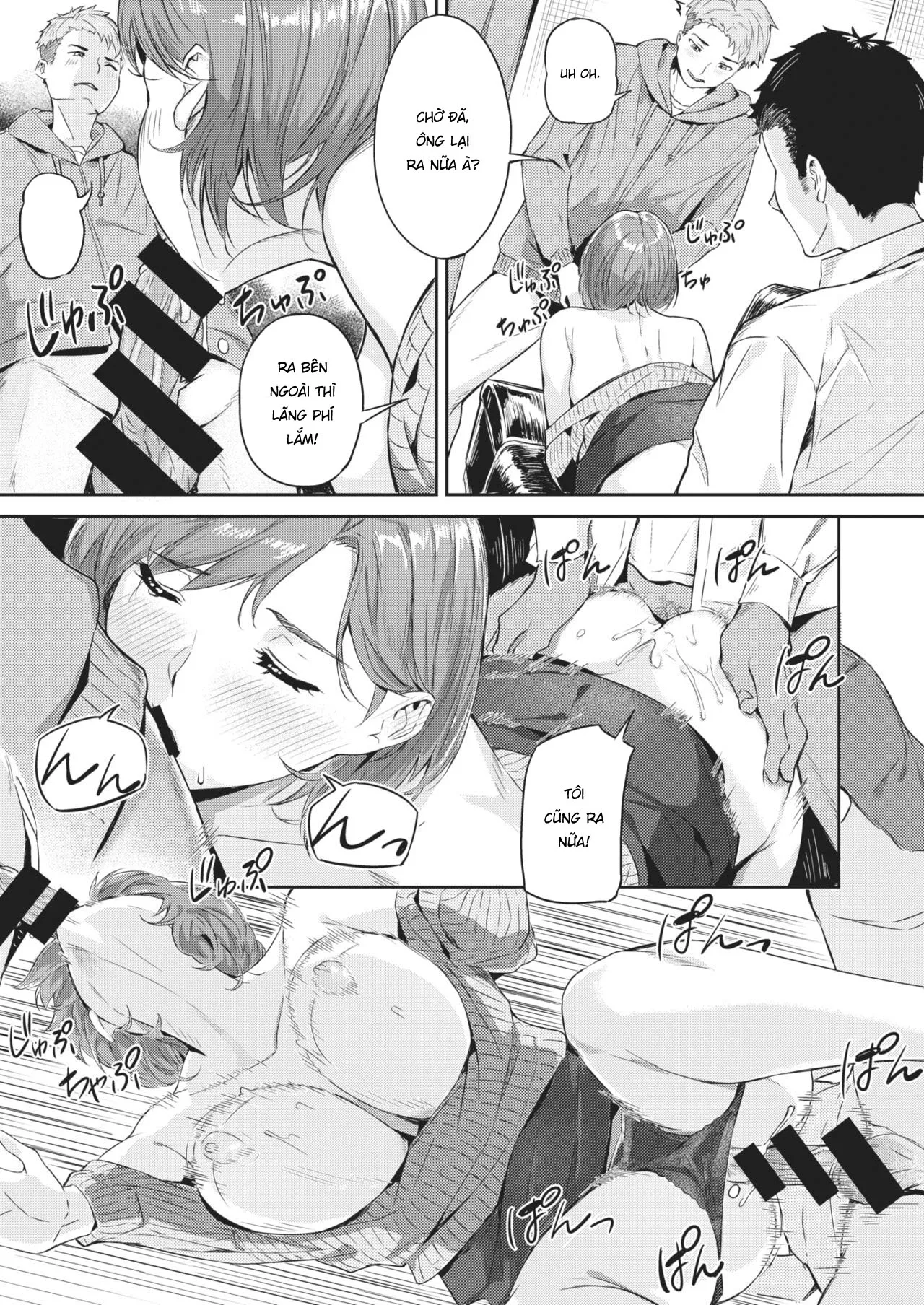 HentaiVN.net - Ảnh 19 - Vợ sếp để em lo [Netorase; ネトラセ] - Chap 1
