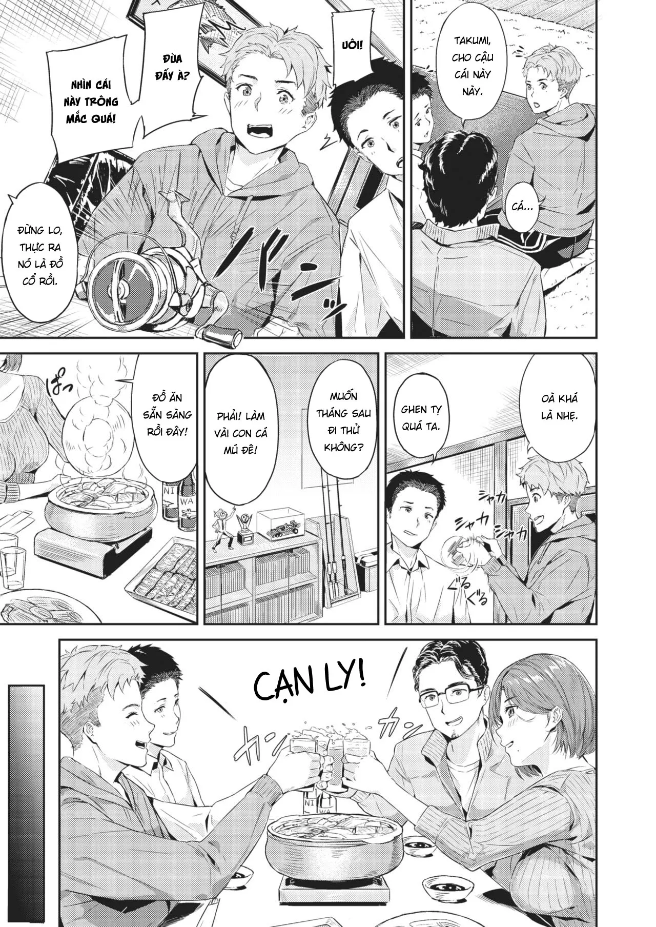 HentaiVN.net - Ảnh 5 - Vợ sếp để em lo [Netorase; ネトラセ] - Chap 1