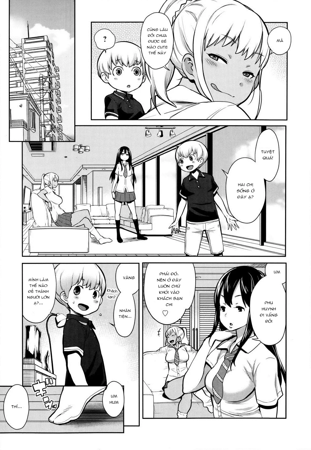 HentaiVN.net - Ảnh 5 - Otona ni Naritai! [Becoming An Adult; Em Muốn Thành Người Lớn] - Chap 1