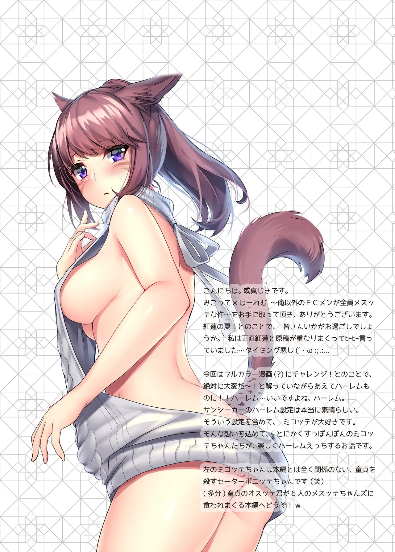 HentaiVN.net - Ảnh 3 - Miqo'te x Harem!! Ore igai no FC men ga zenin Mesu'te na ken - Chap 1