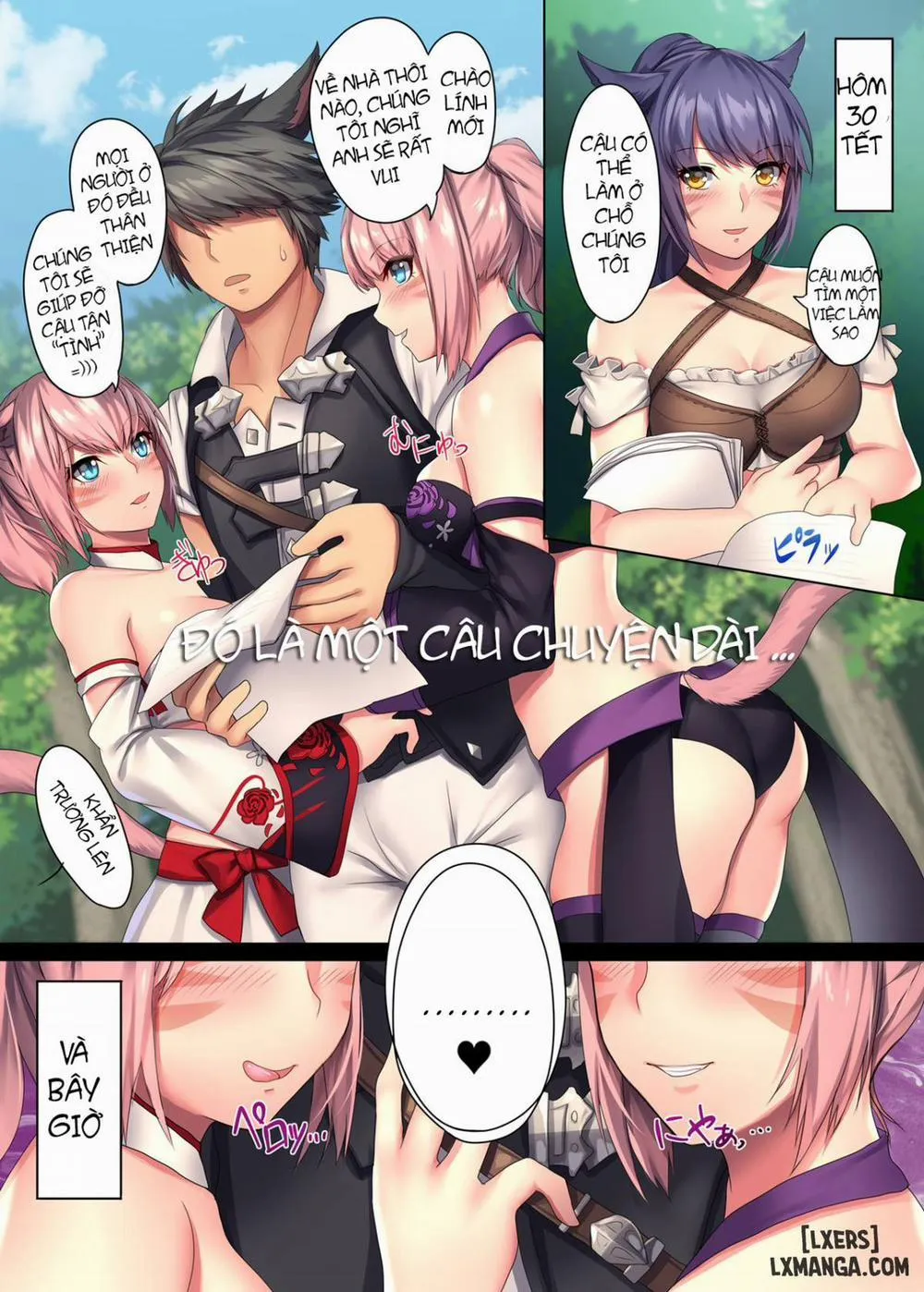 HentaiVN.net - Ảnh 5 - Miqo'te x Harem!! Ore igai no FC men ga zenin Mesu'te na ken - Chap 2