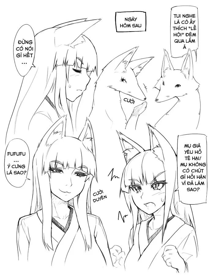 HentaiVN.net - Ảnh 8 - Lão bà yêu hồ [The Old Kitsune] - Chap 1