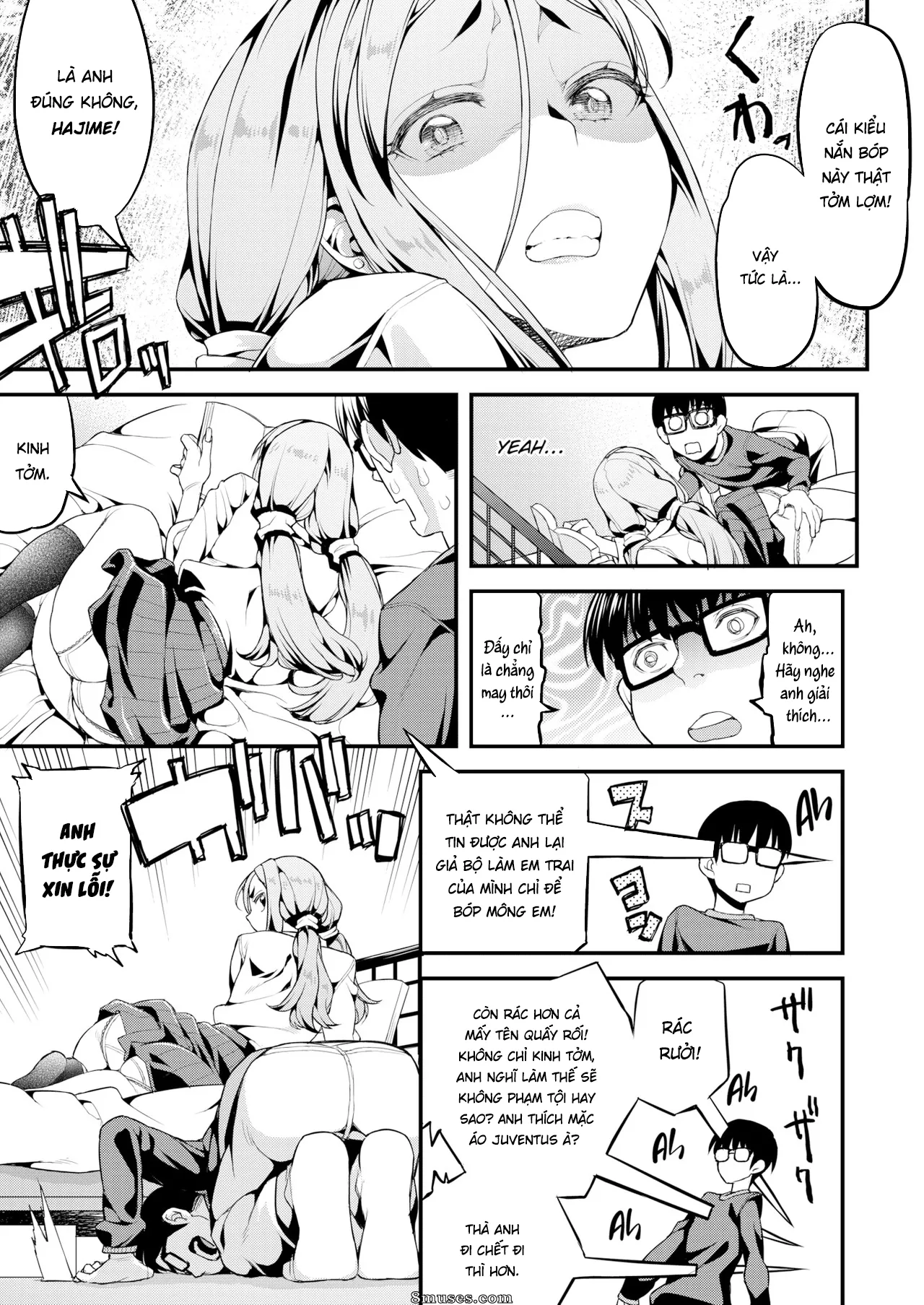 HentaiVN.net - Ảnh 10 - Tình nghĩa anh em có chắc bền lâu [Boy's on the bed] - Chap 1