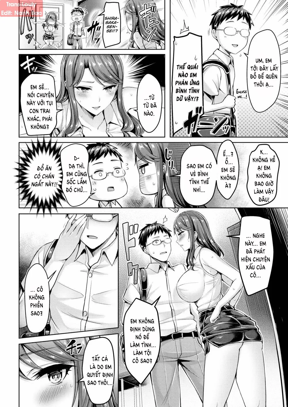 HentaiVN.net - Ảnh 5 - Jerk Off to Shirasaka-sensei! - Chap 1