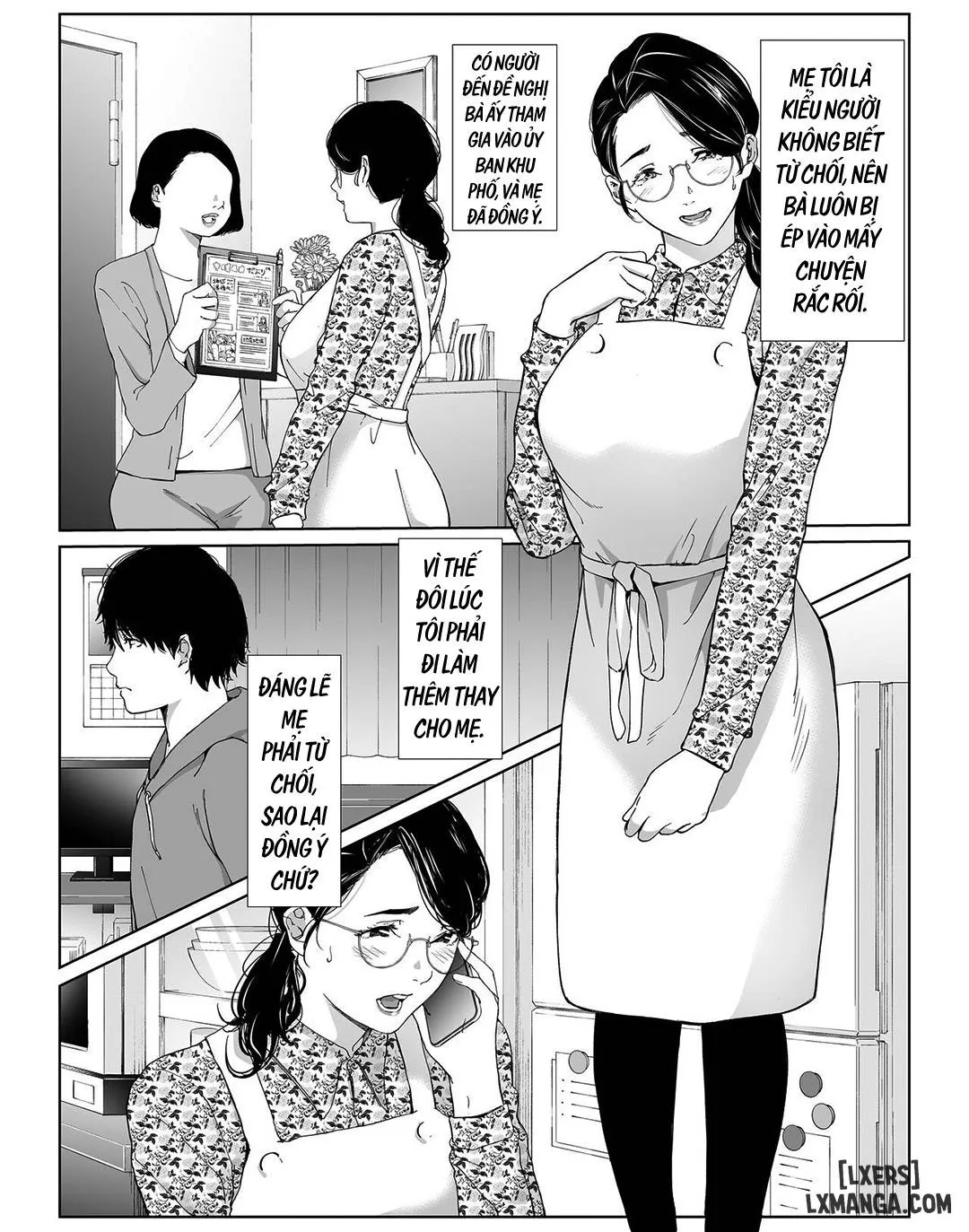 HentaiVN.net - Ảnh 1 - I Tried to Woo A Mother Who Can't Say No When Asked - Chap 1