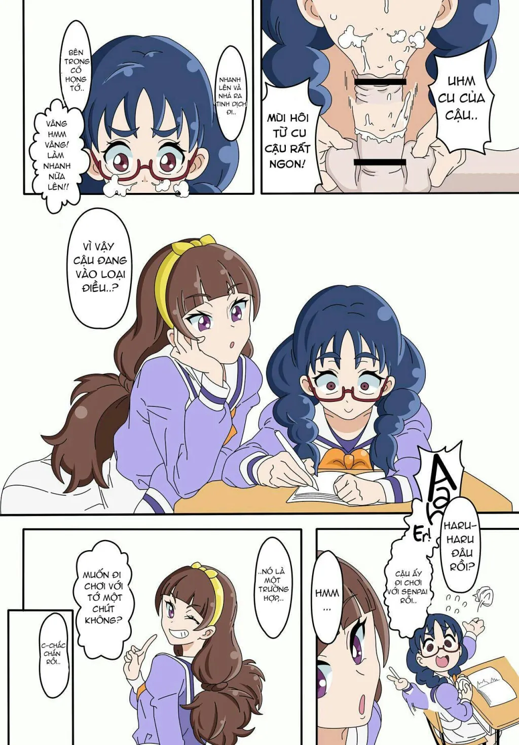 HentaiVN.net - Ảnh 3 - Private Noble Academy Ejaculation Council (Go! Princess PreCure) - Chap 1