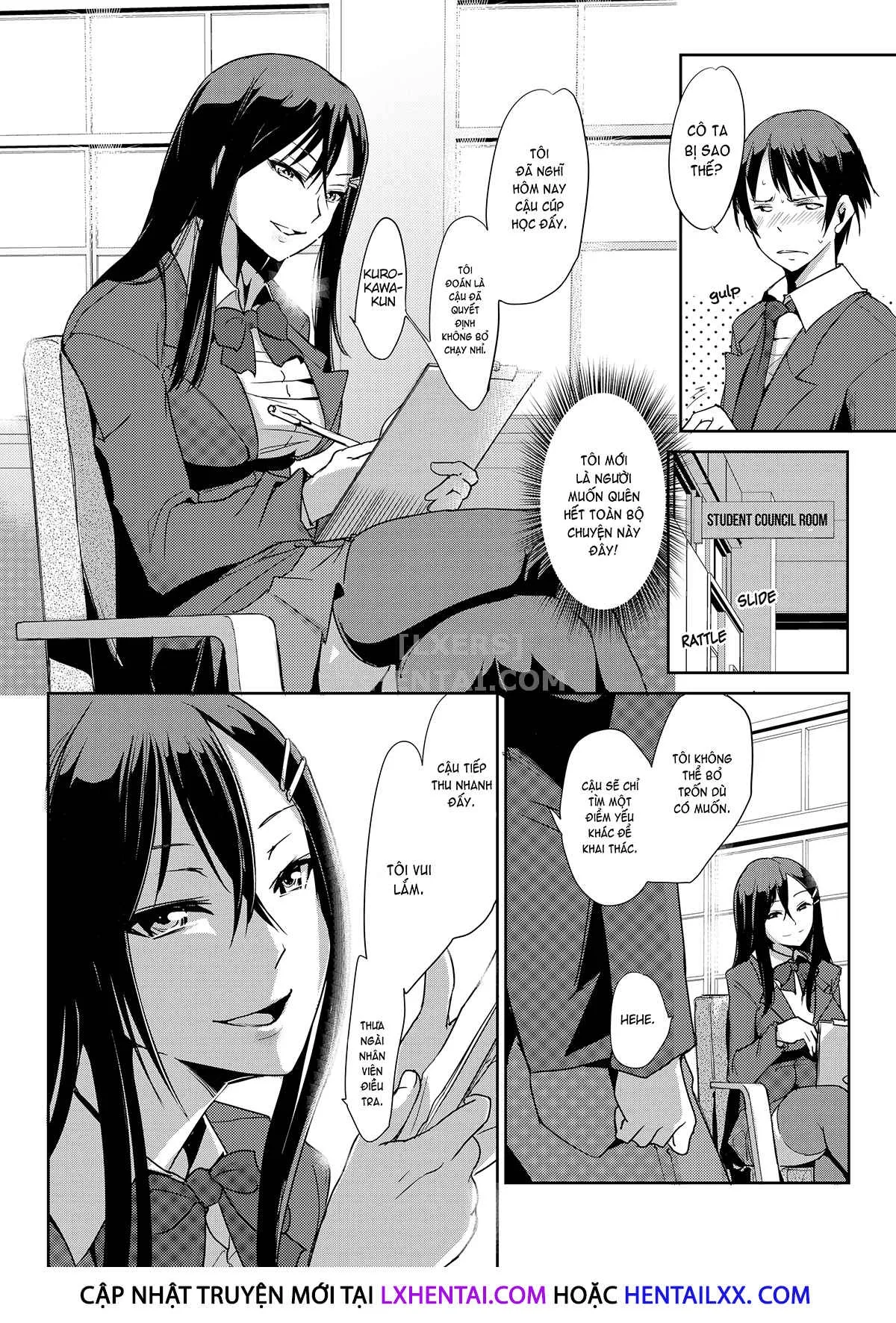 HentaiVN.net - Ảnh 5 - Sexual Correction Officer [Zettai Fukujuu! Hatsujō JK Kousei Puroguramu] - Chap 2