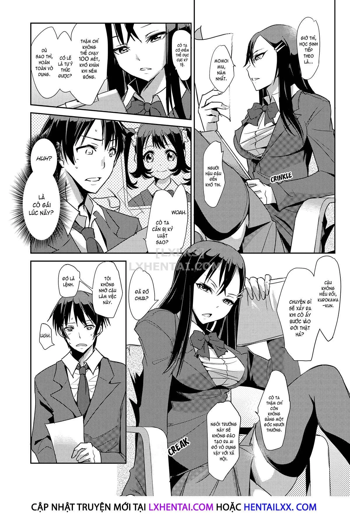 HentaiVN.net - Ảnh 6 - Sexual Correction Officer [Zettai Fukujuu! Hatsujō JK Kousei Puroguramu] - Chap 2