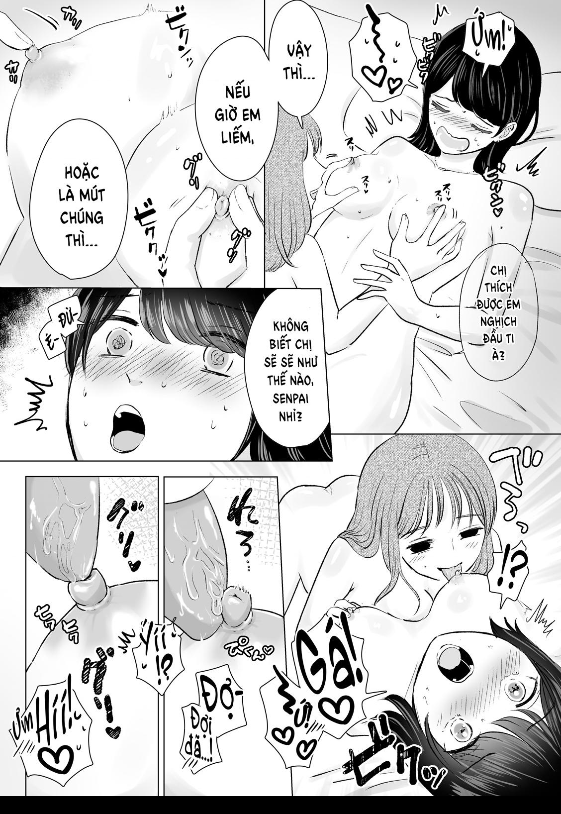 HentaiVN.net - Ảnh 14 - Senpai đúng là ngốc thật đấy - Chap 1
