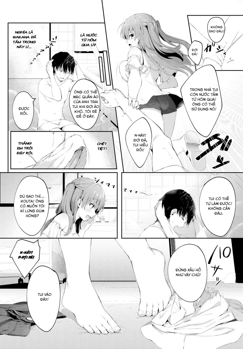 HentaiVN.net - Ảnh 3 - Tui không muốn thua ông! [I don't wanna lose!] - Chap 1
