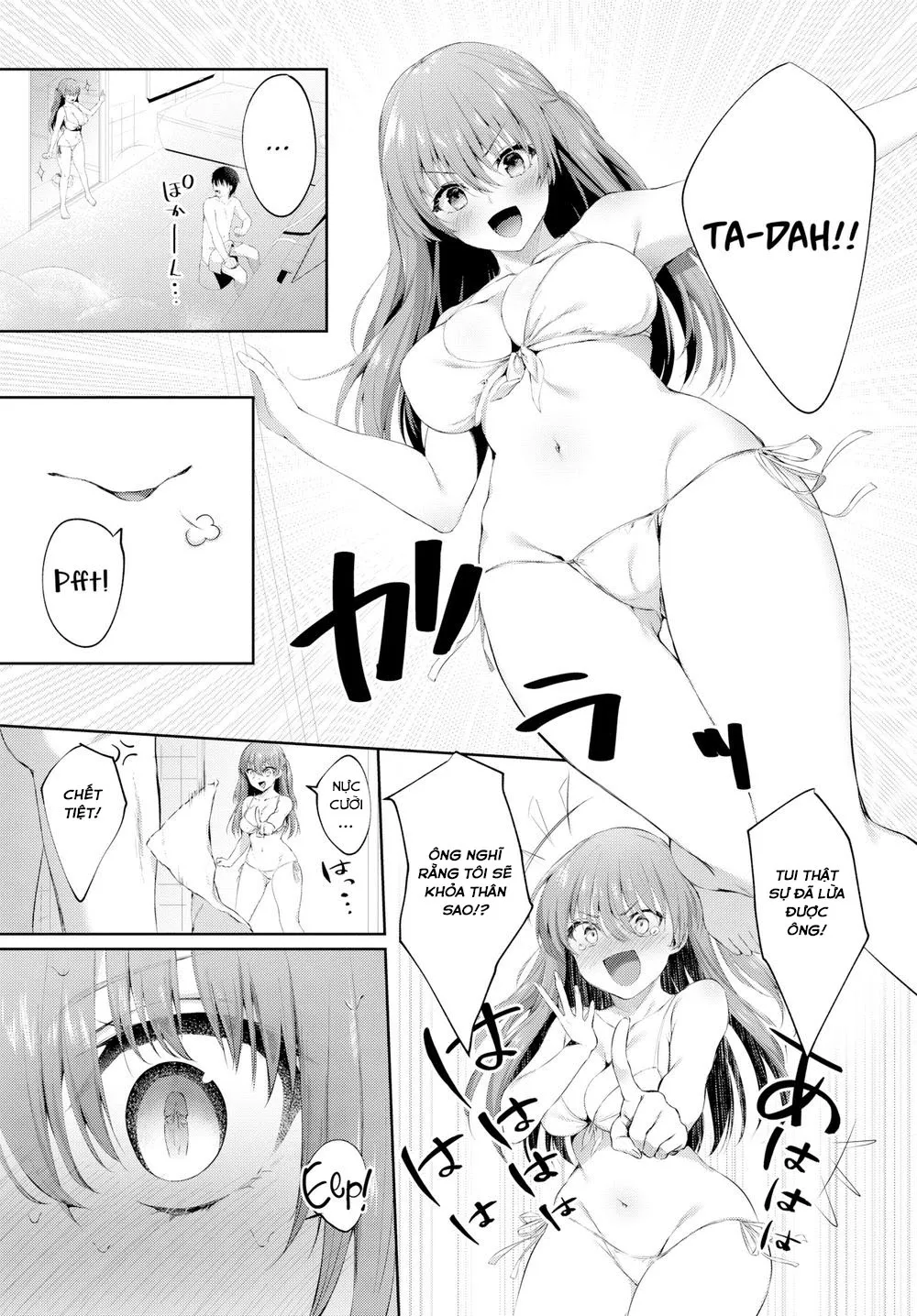 HentaiVN.net - Ảnh 4 - Tui không muốn thua ông! [I don't wanna lose!] - Chap 1