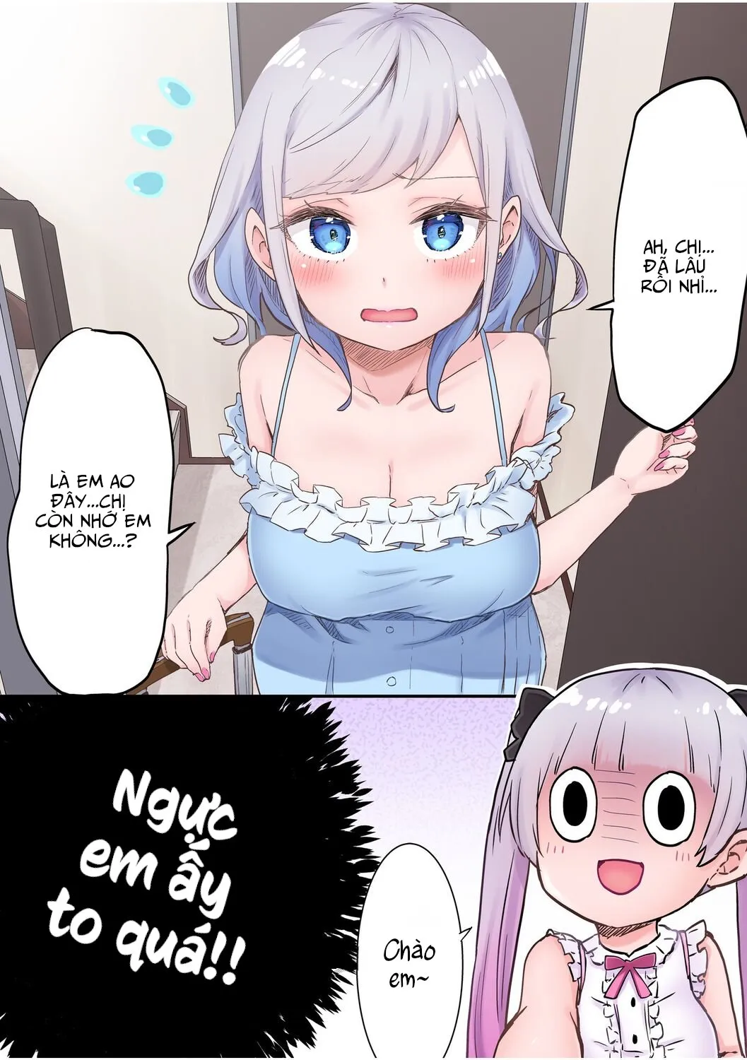 HentaiVN.net - Ảnh 10 - Twin Sisters' Yuri Life [Futago Shimai-chan no Yuri Seikatsu] - Chap 1