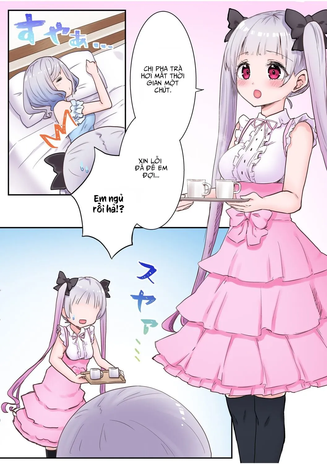 HentaiVN.net - Ảnh 16 - Twin Sisters' Yuri Life [Futago Shimai-chan no Yuri Seikatsu] - Chap 1