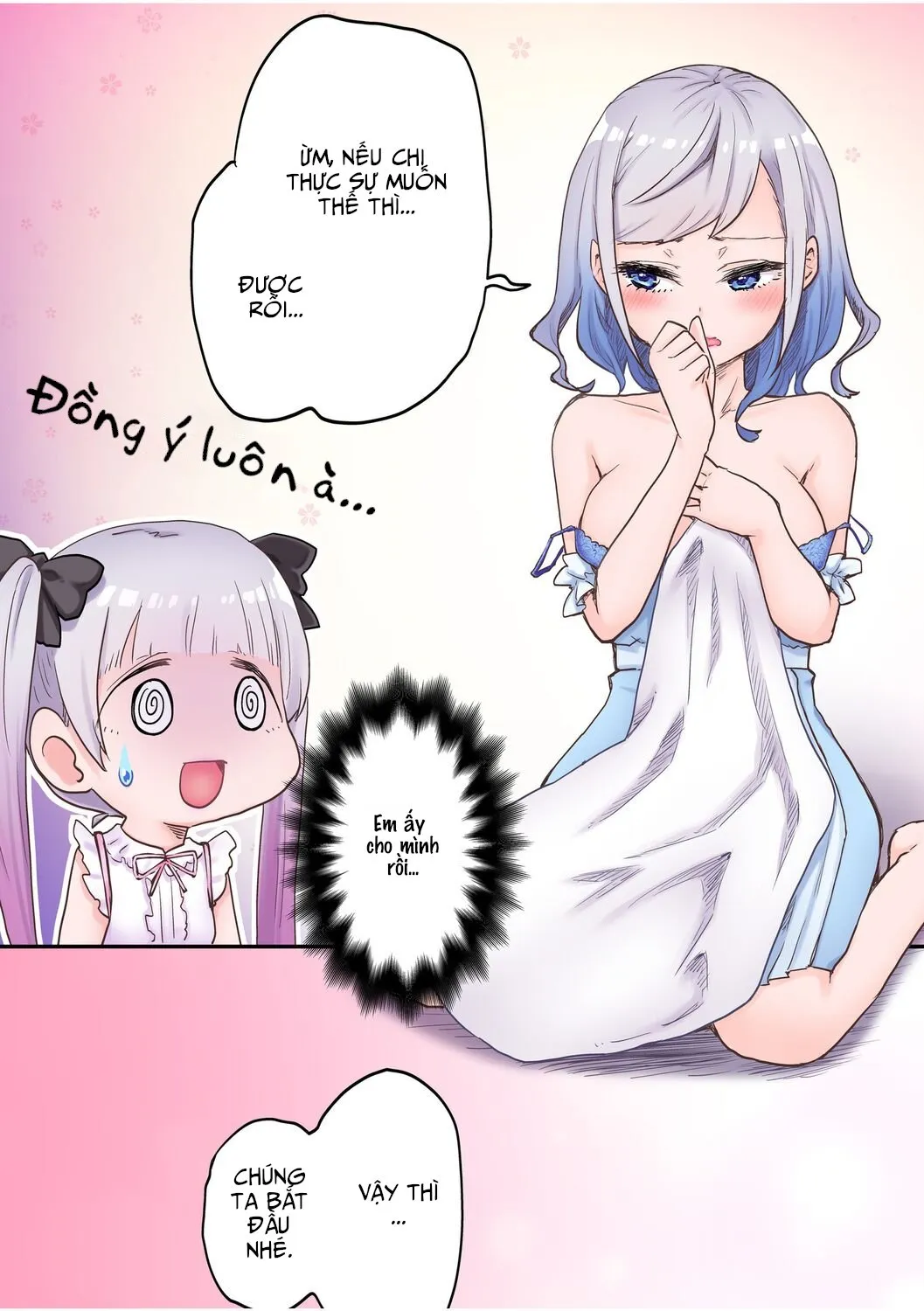 HentaiVN.net - Ảnh 20 - Twin Sisters' Yuri Life [Futago Shimai-chan no Yuri Seikatsu] - Chap 1