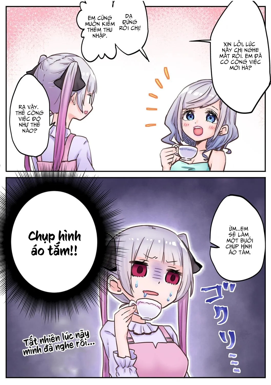 HentaiVN.net - Ảnh 10 - Twin Sisters' Yuri Life [Futago Shimai-chan no Yuri Seikatsu] - Chap 2