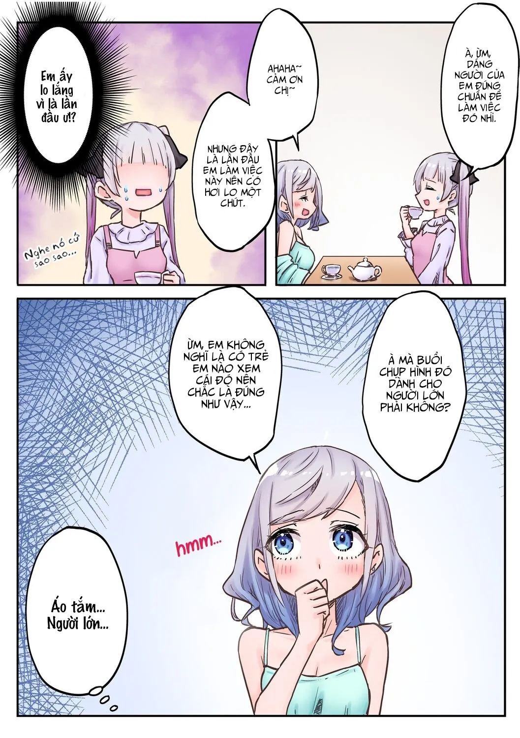 HentaiVN.net - Ảnh 11 - Twin Sisters' Yuri Life [Futago Shimai-chan no Yuri Seikatsu] - Chap 2