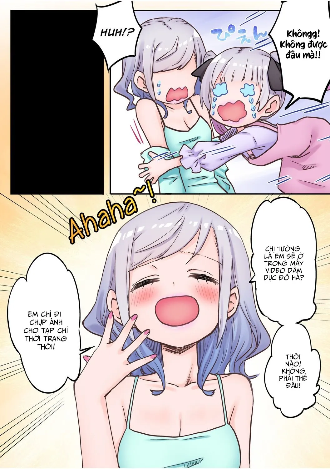 HentaiVN.net - Ảnh 17 - Twin Sisters' Yuri Life [Futago Shimai-chan no Yuri Seikatsu] - Chap 2