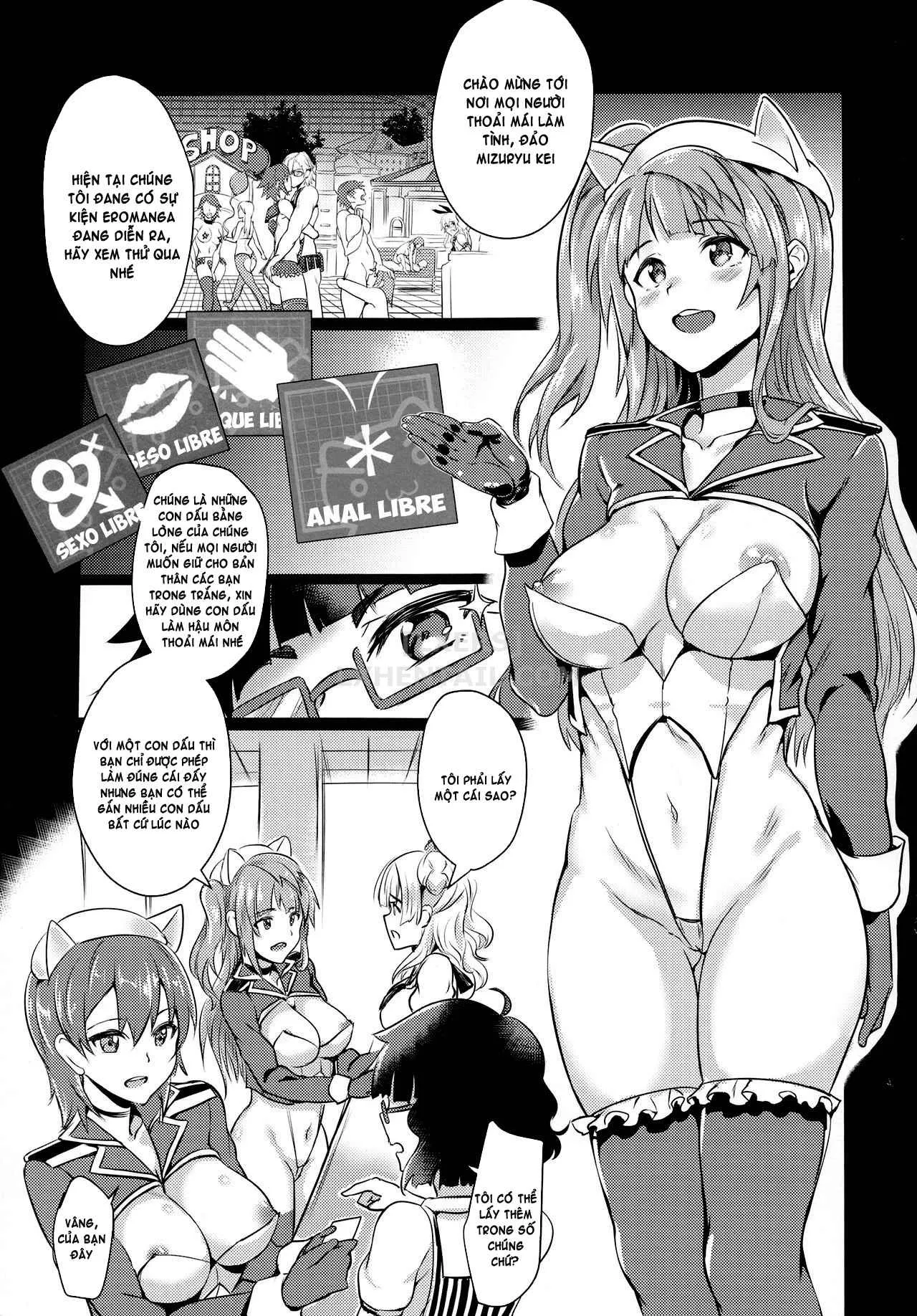 HentaiVN.net - Ảnh 4 - Oideyo! Galko-Chan! Galko Wa, Mizuryu Kei Land Ni Ikutte Hontou Desu Ka? - Chap 1
