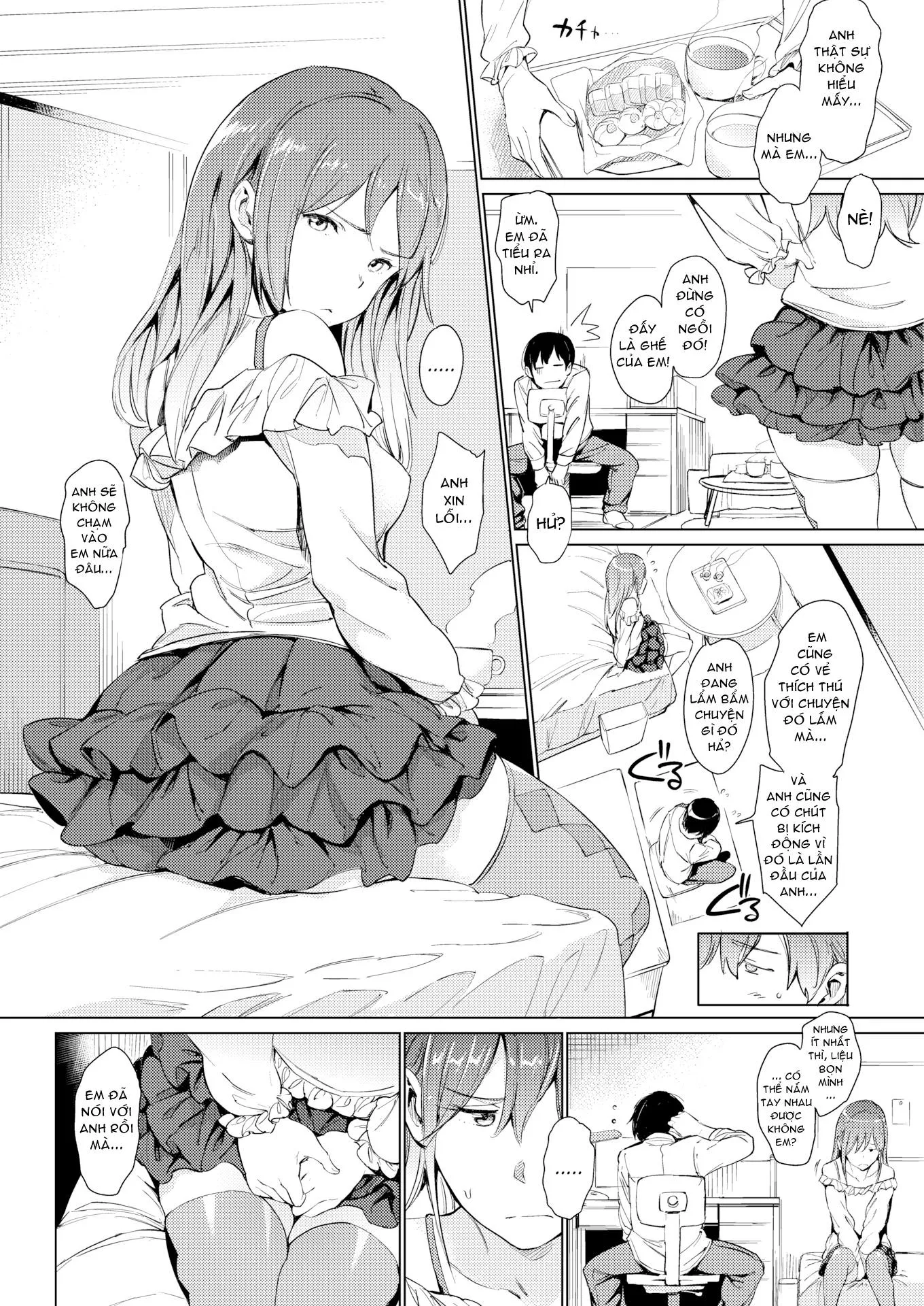 HentaiVN.net - Ảnh 5 - Anh Đừng Có Chạm Vào Em Nữa Mà [Don't Touch Me] - Chap 1