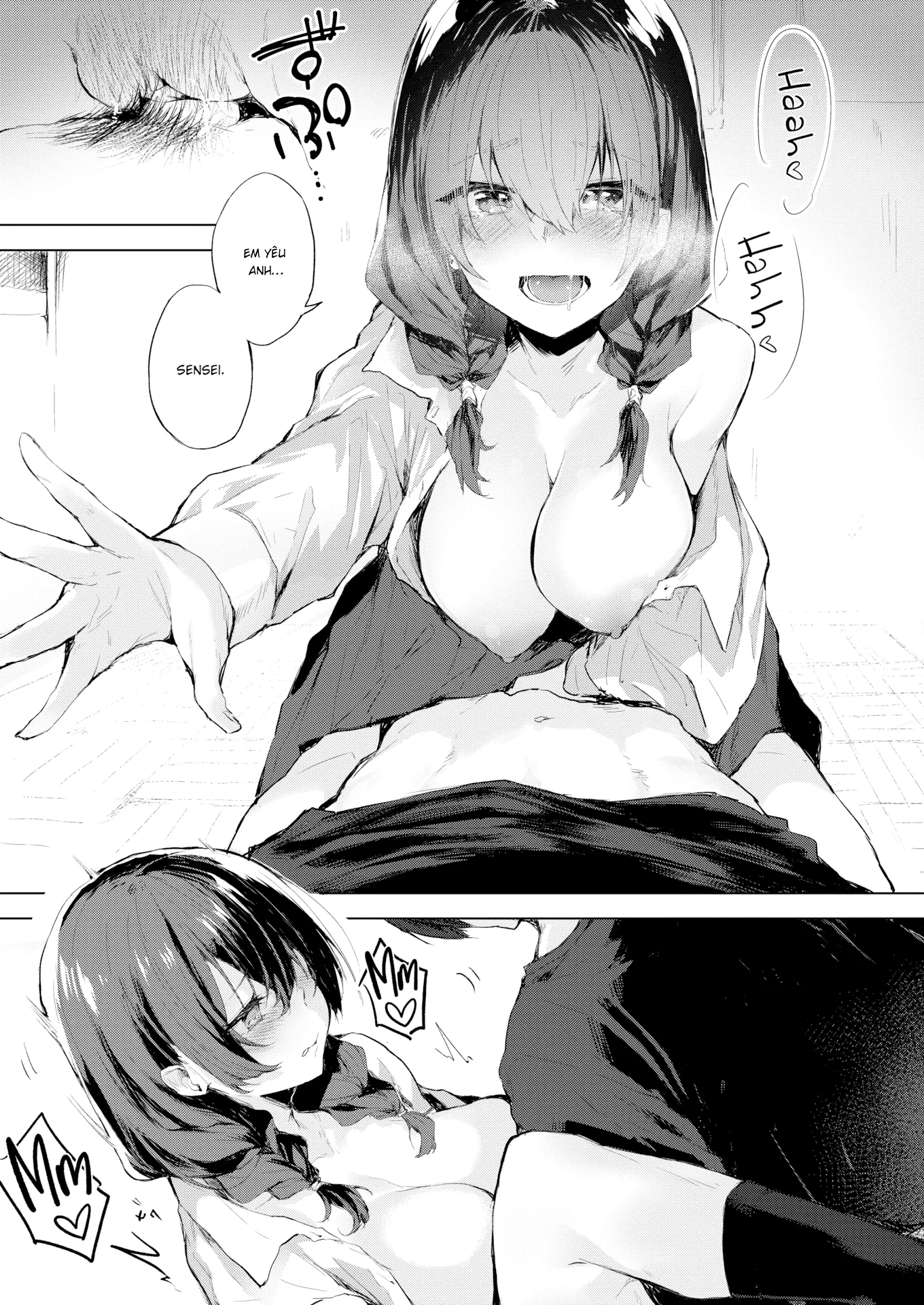 HentaiVN.net - Ảnh 14 - Anh là cả thế giới của em - Chap 1