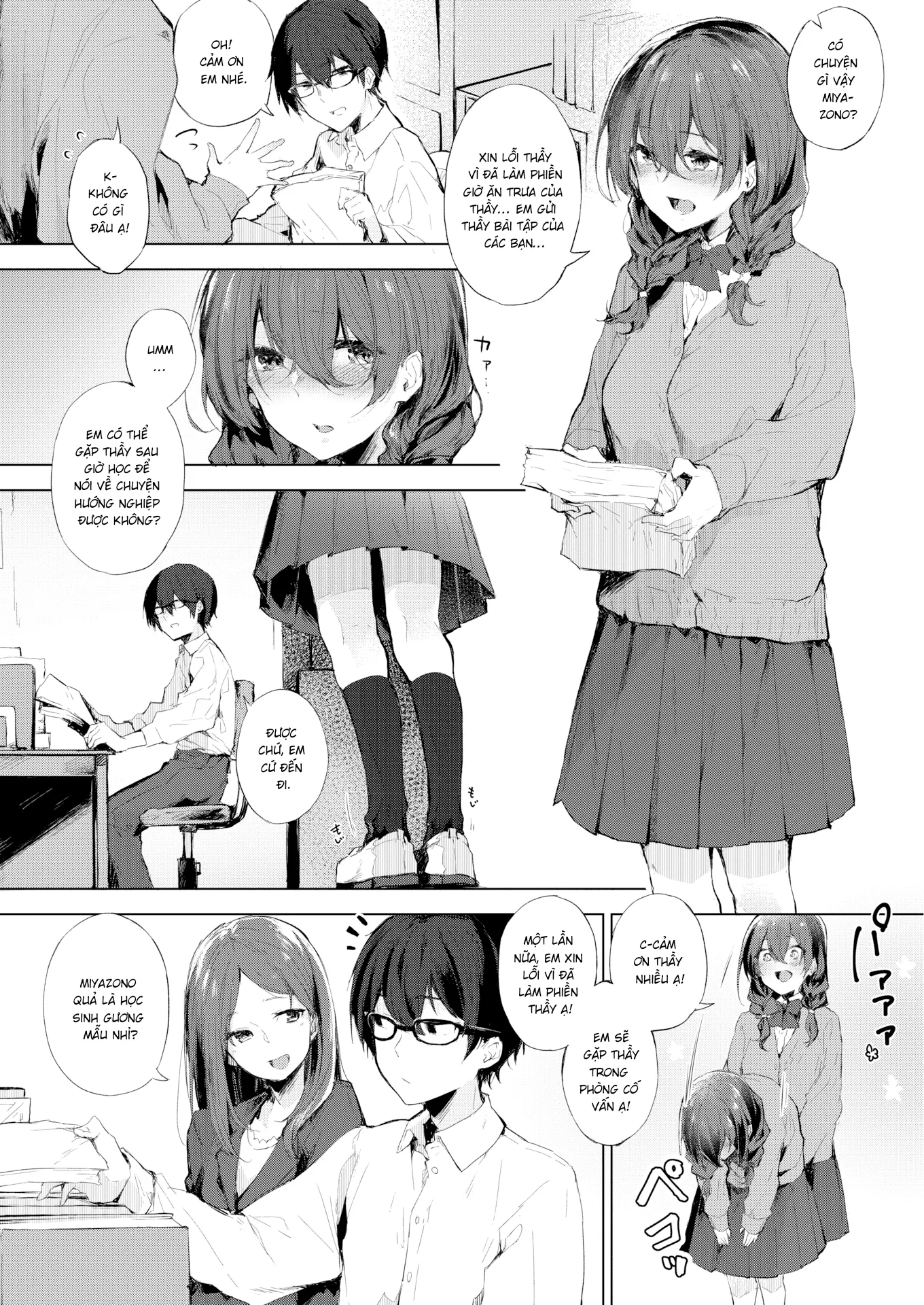 HentaiVN.net - Ảnh 3 - Anh là cả thế giới của em - Chap 1