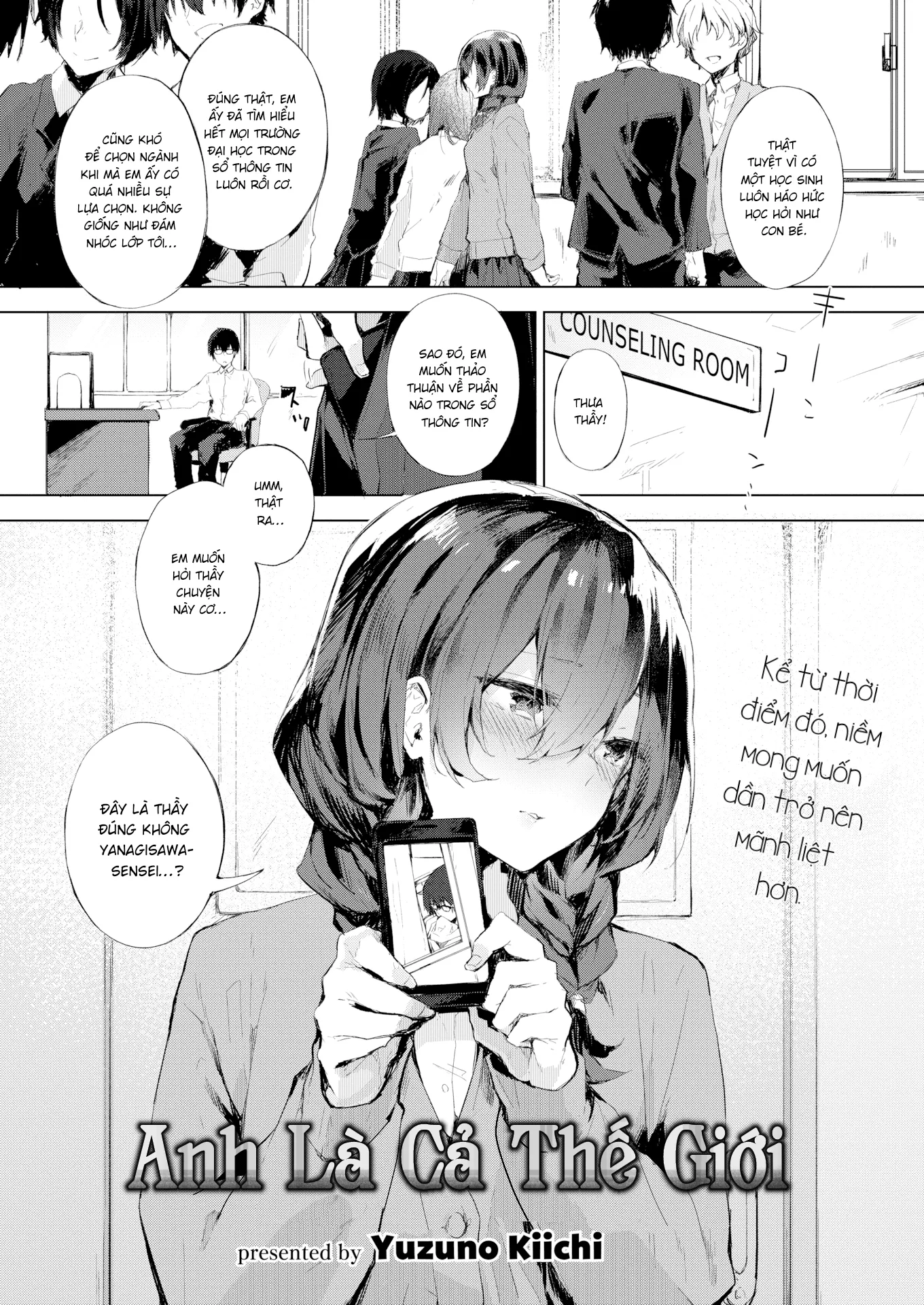 HentaiVN.net - Ảnh 4 - Anh là cả thế giới của em - Chap 1