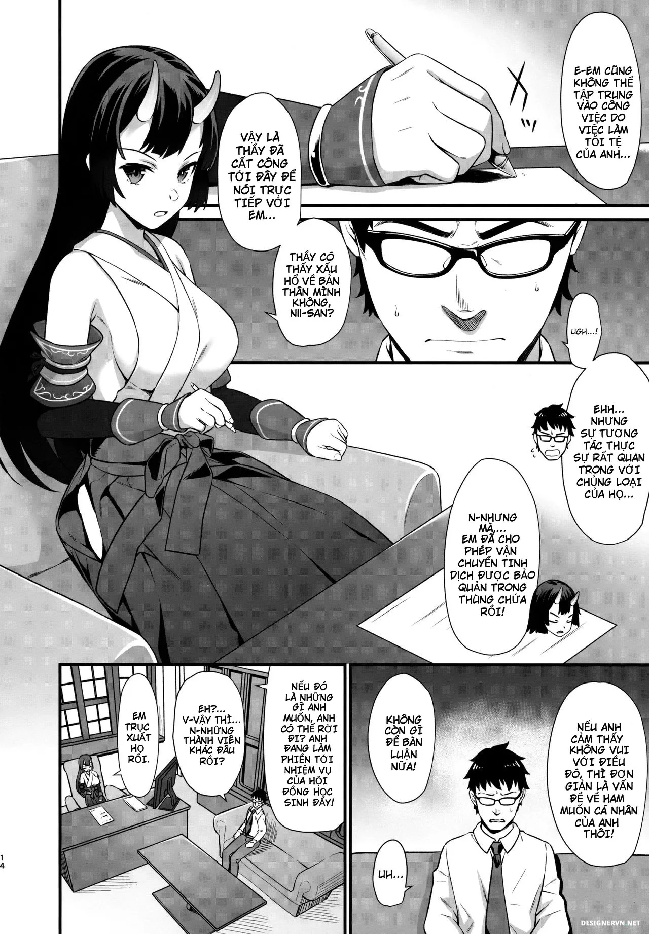 HentaiVN.net - Ảnh 14 - Enjo Kouhai 6 - Chap 1
