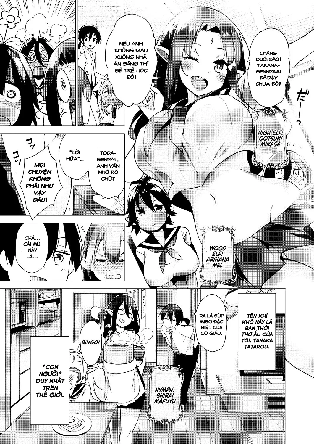 HentaiVN.net - Ảnh 4 - Fairy Harem Explosion Ch. 2 [Yousei Harem Daibakuhatsu] - Chap 1
