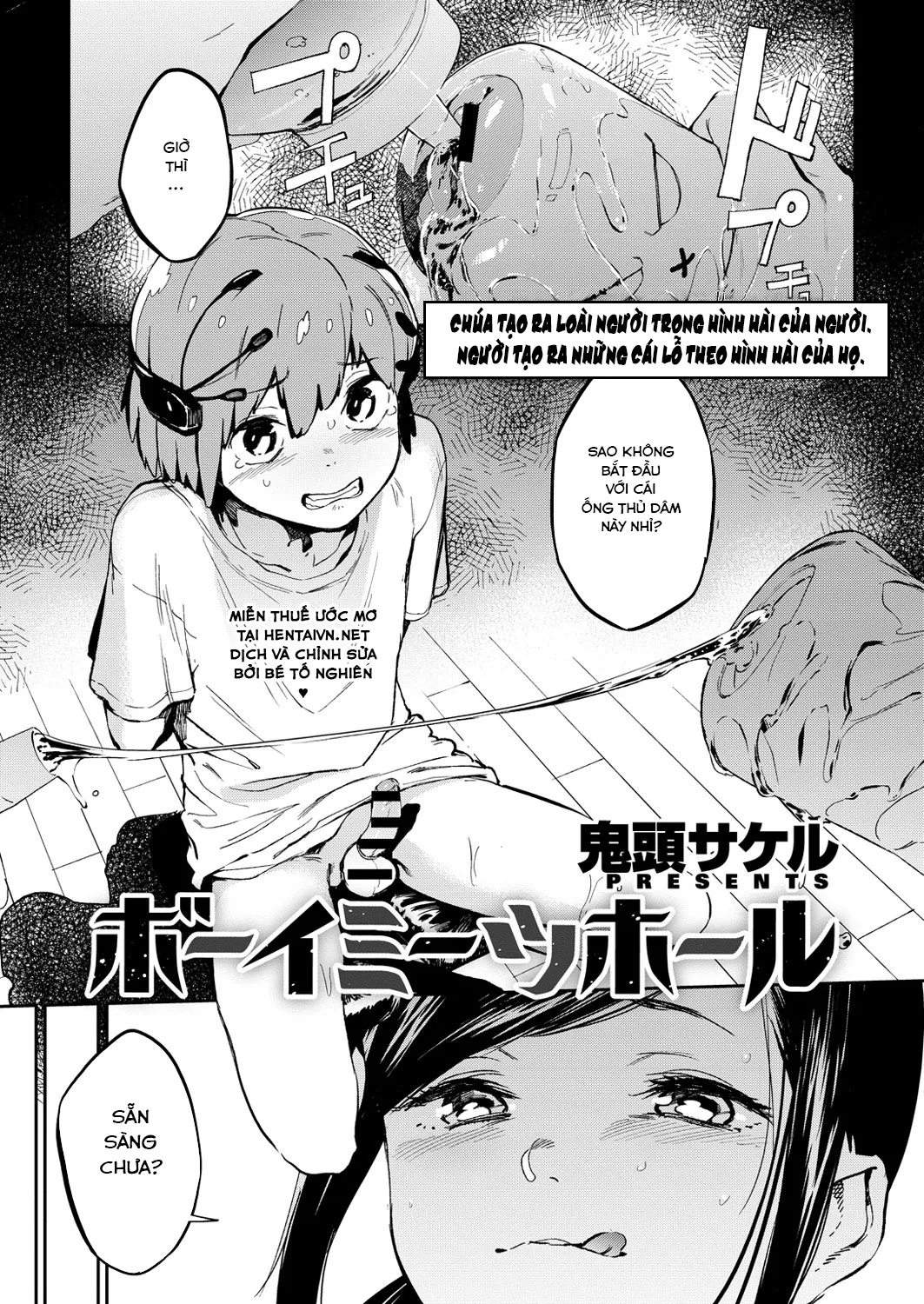 HentaiVN.net - Ảnh 3 - Những Cái Lá Chà Bồn! [Boy Meets Hole] - Chap 1