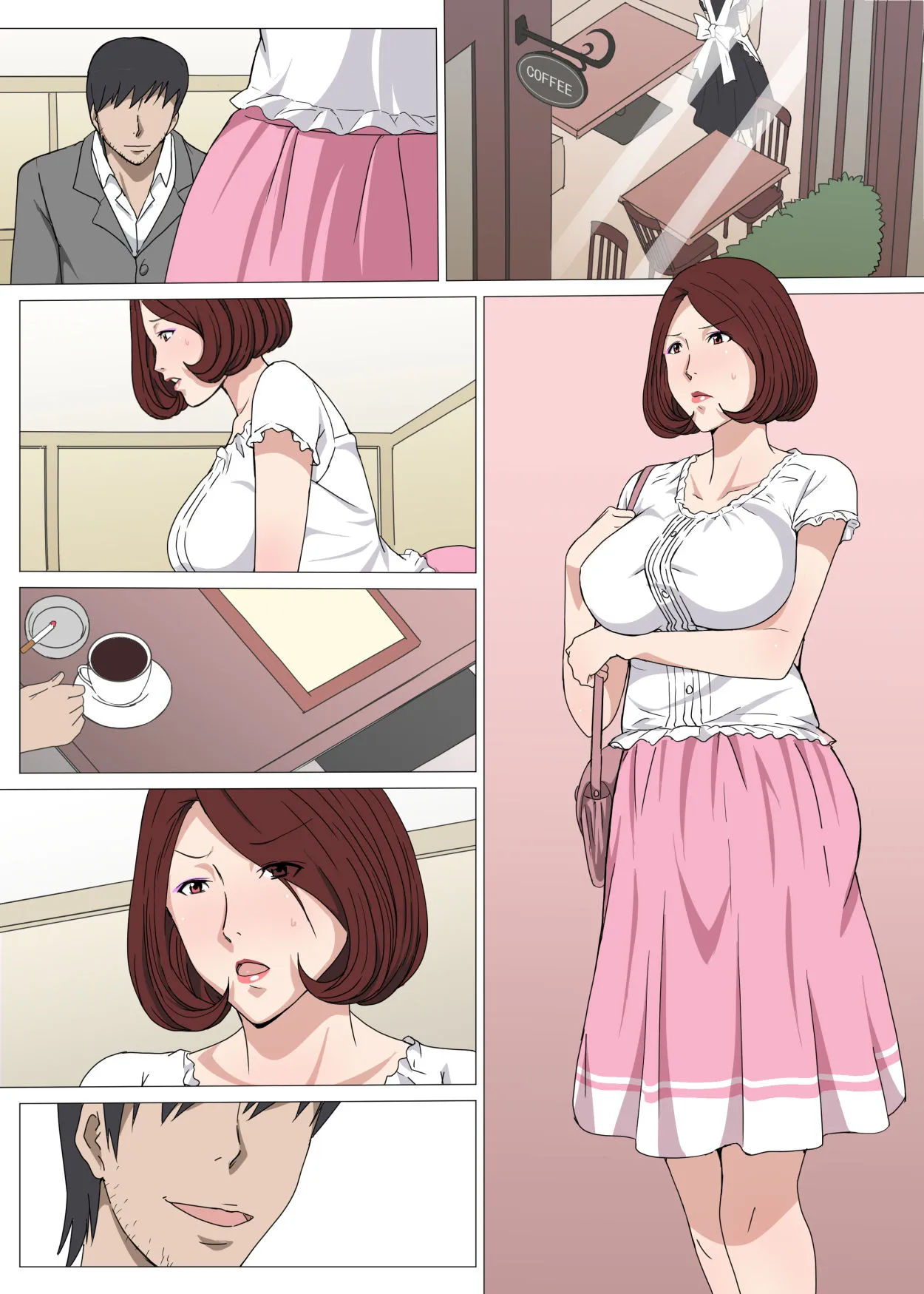 HentaiVN.net - Ảnh 19 - Oku-san Hajimete no Arbeit - Chap 1