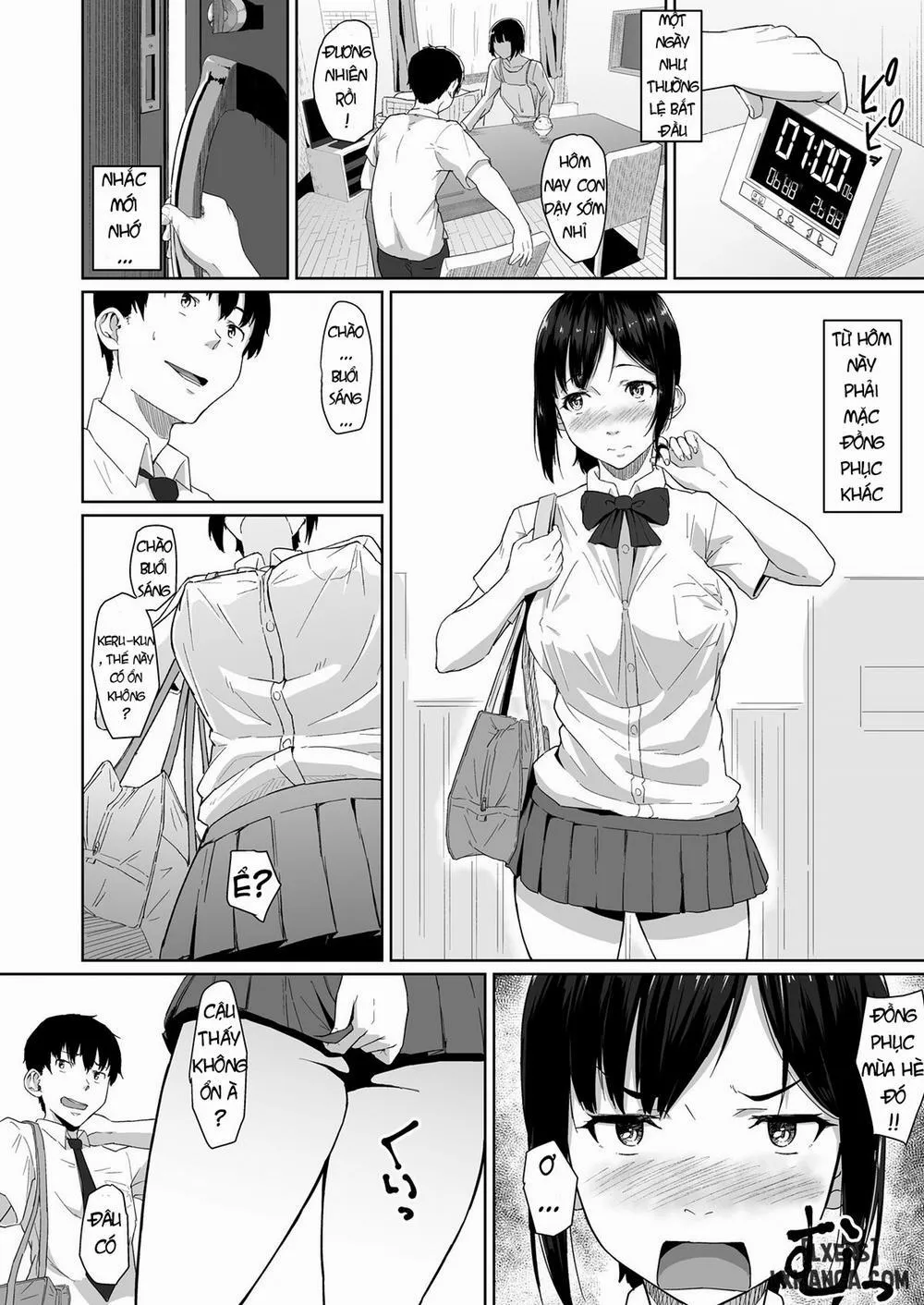 HentaiVN.net - Ảnh 5 - Osananajimi ga Hoka no Otoko to XX Suru no wa Atarimae no Sekai - Chap 1