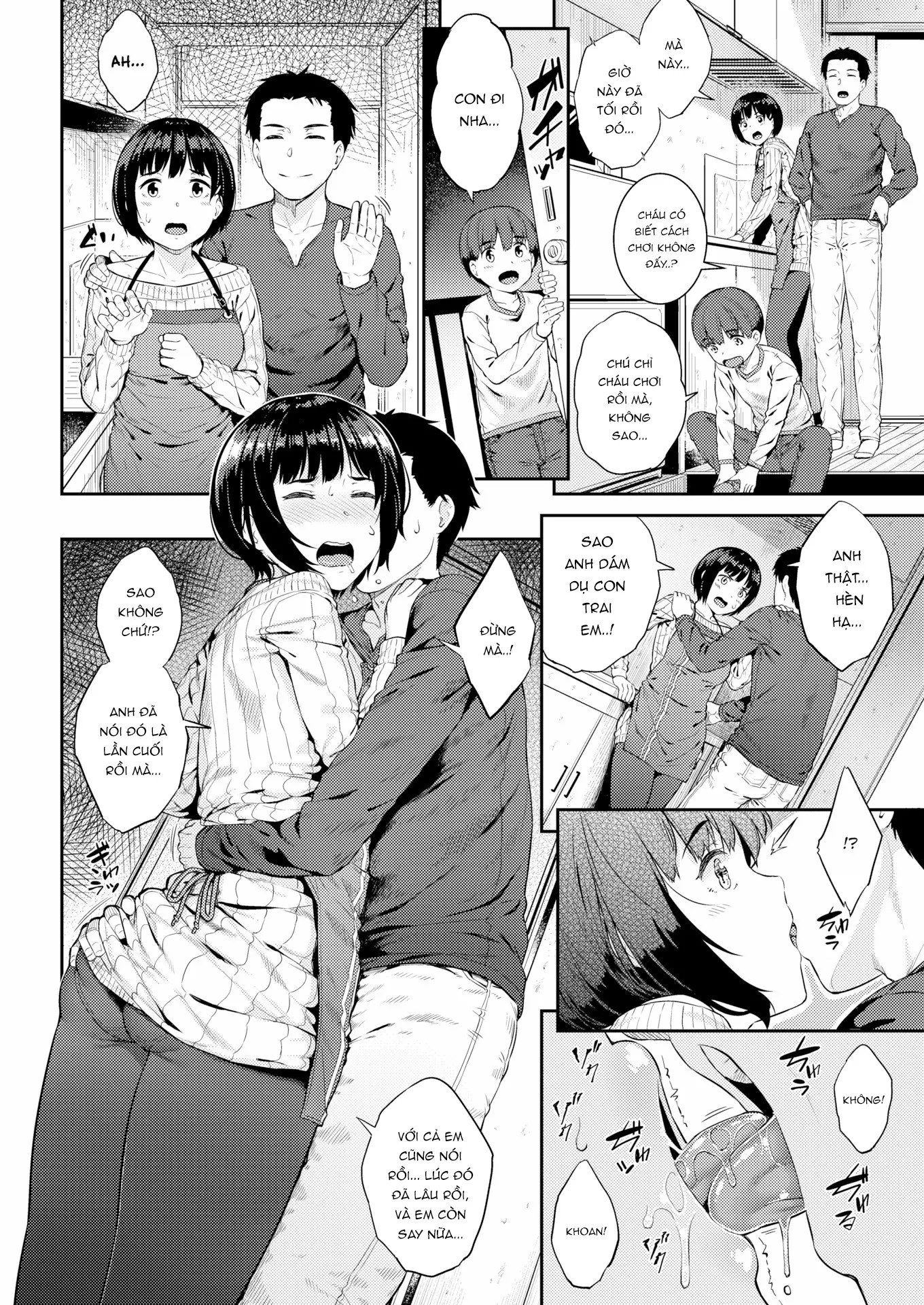 HentaiVN.net - Ảnh 5 - Bí mật của mẹ [お母さんの内緒; Okaa-san no Naisho; Mom's secret] - Chap 1